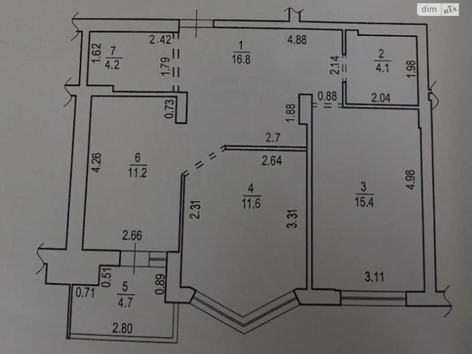 Продается 2-комнатная квартира 68 кв. м в Львове, ул. Зеленая, 273 - фото 1