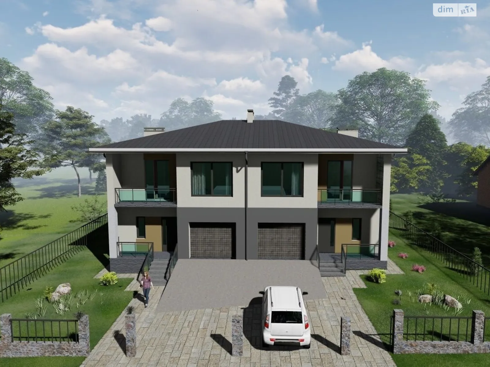 Продается дом на 2 этажа 146.92 кв. м с подвалом, цена: 149000 $ - фото 1