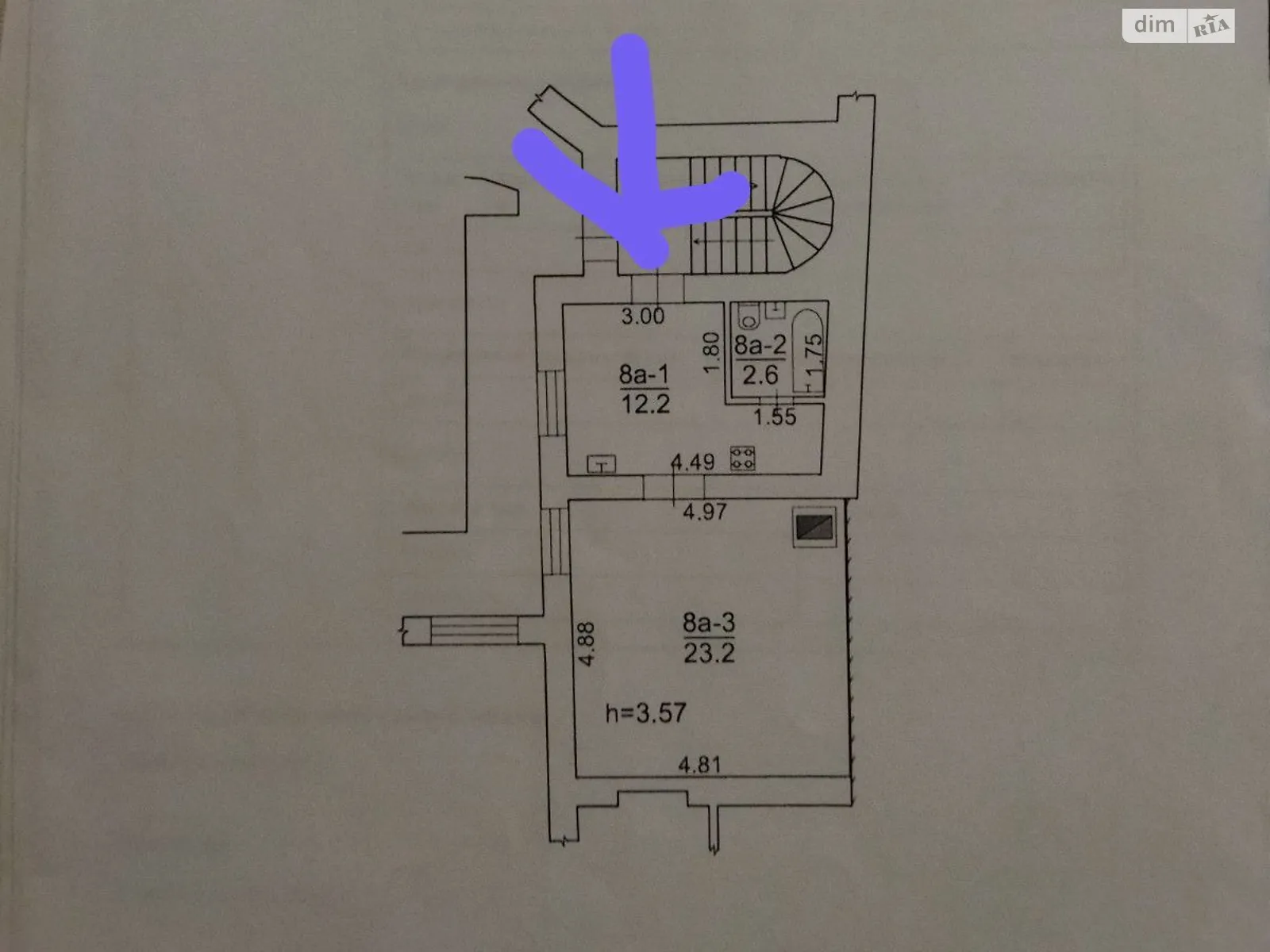 Продается 1-комнатная квартира 38 кв. м в Львове, цена: 45000 $ - фото 1