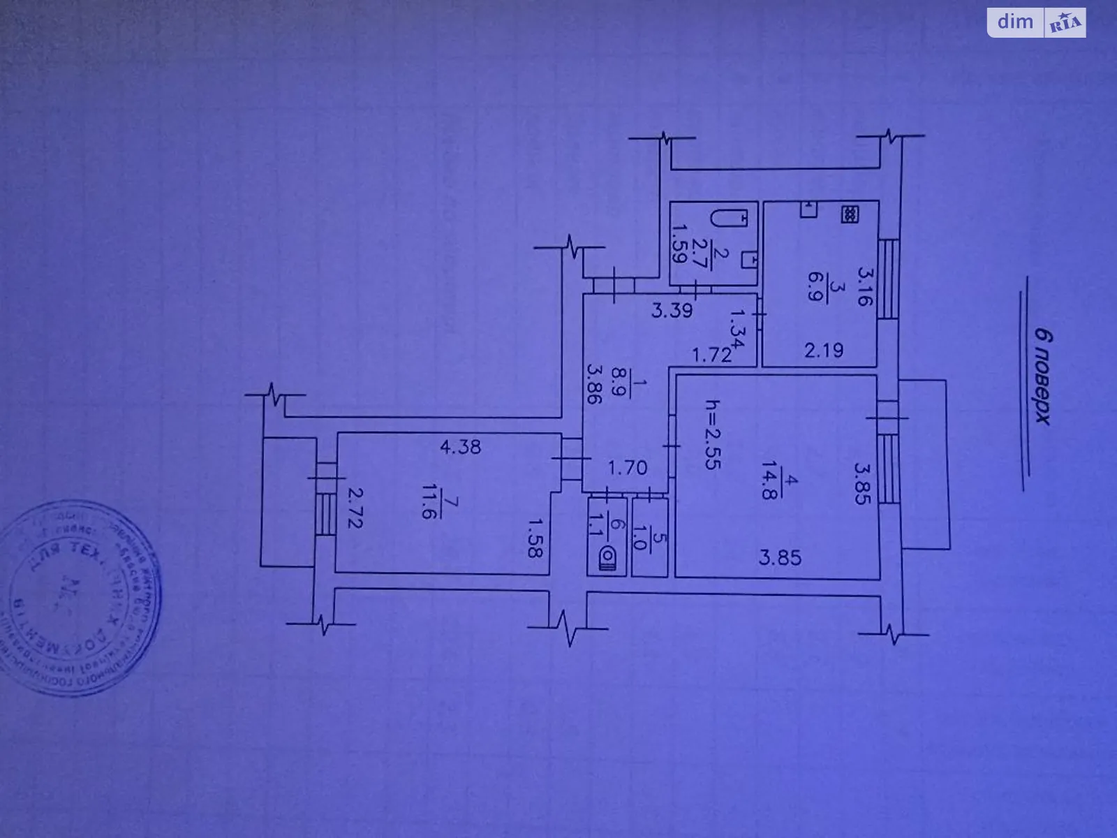 Продается 2-комнатная квартира 49 кв. м в Ровно, ул. Галицкого Данилы, 2 - фото 1