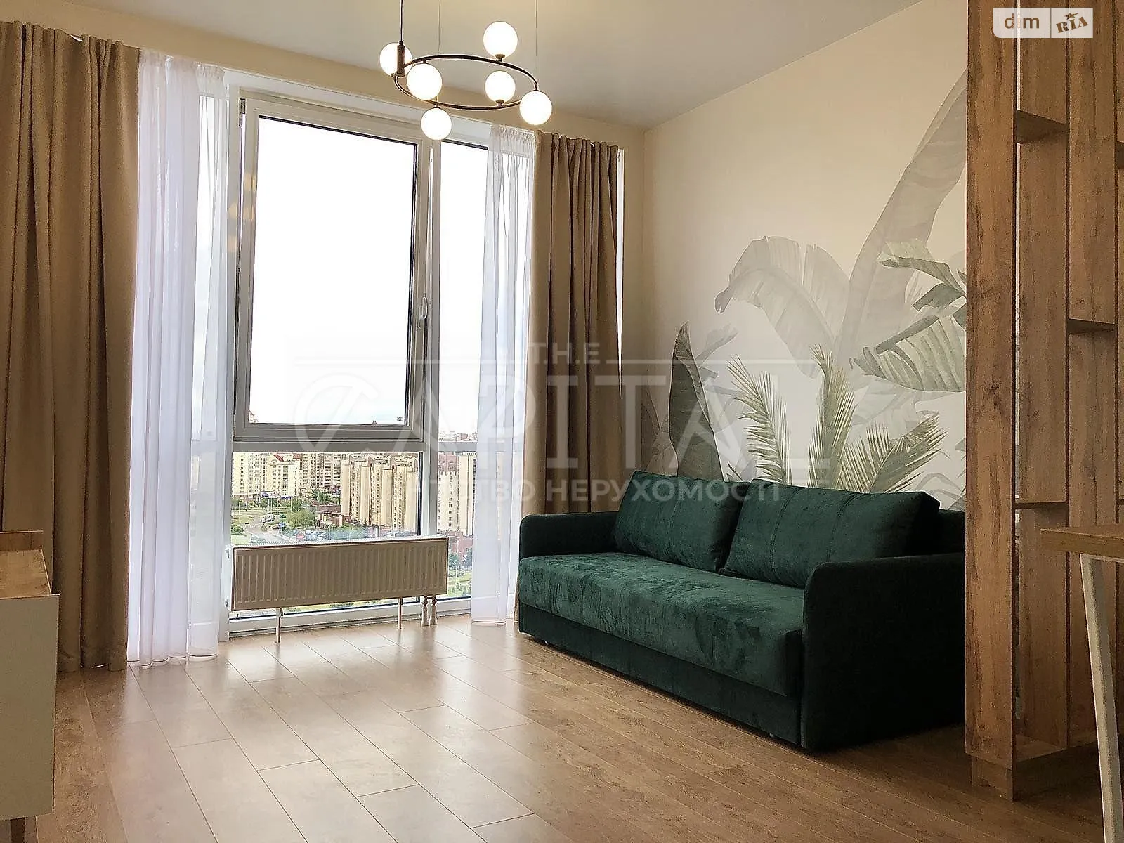 Здається в оренду 1-кімнатна квартира 35 кв. м у Києві, просп. Оболонський, 19 - фото 1