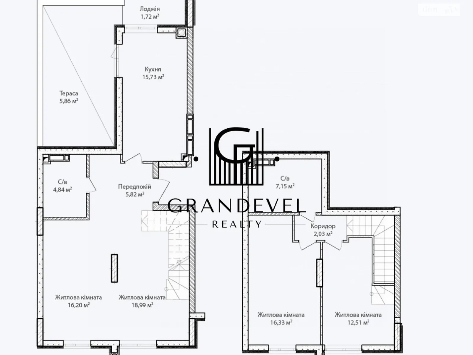Продається 4-кімнатна квартира 108 кв. м у Ірпені, вул. Кобилянської Ольги, 23 - фото 1