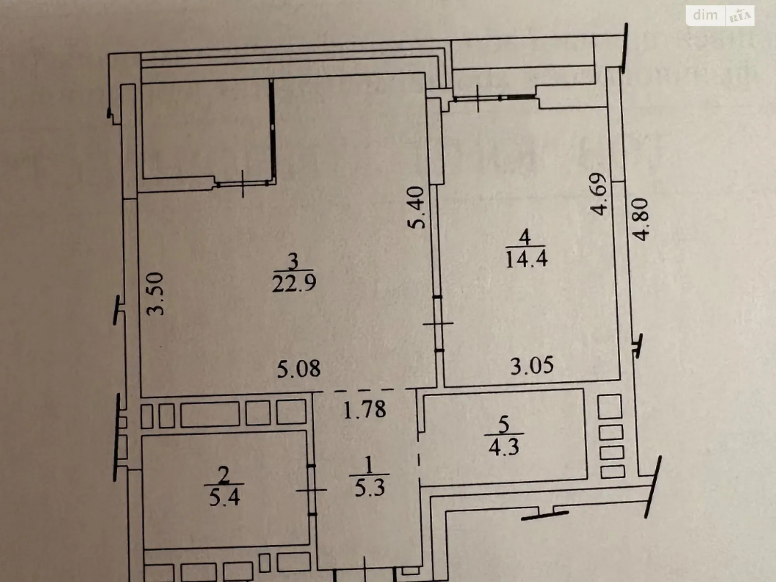 Продается 1-комнатная квартира 56 кв. м в Киеве, ул. Гарета Джонса(Семьи Хохловых), 12 - фото 1