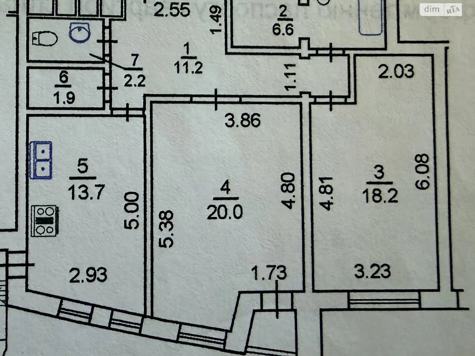 Продается 2-комнатная квартира 74.4 кв. м в Киеве, ул. Коновальца Евгения, 36Б - фото 1