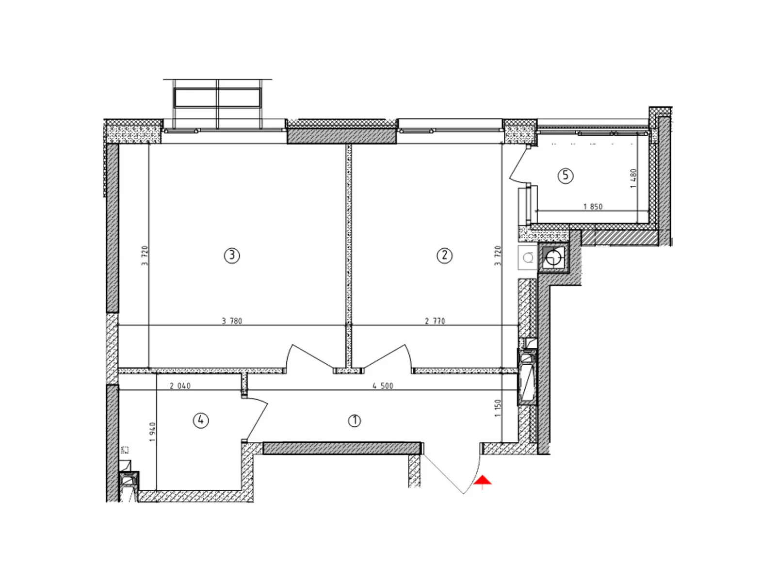 Продається 1-кімнатна квартира 36.3 кв. м у Гатне, вул. Київська(Карпа Валовня), 1 - фото 1