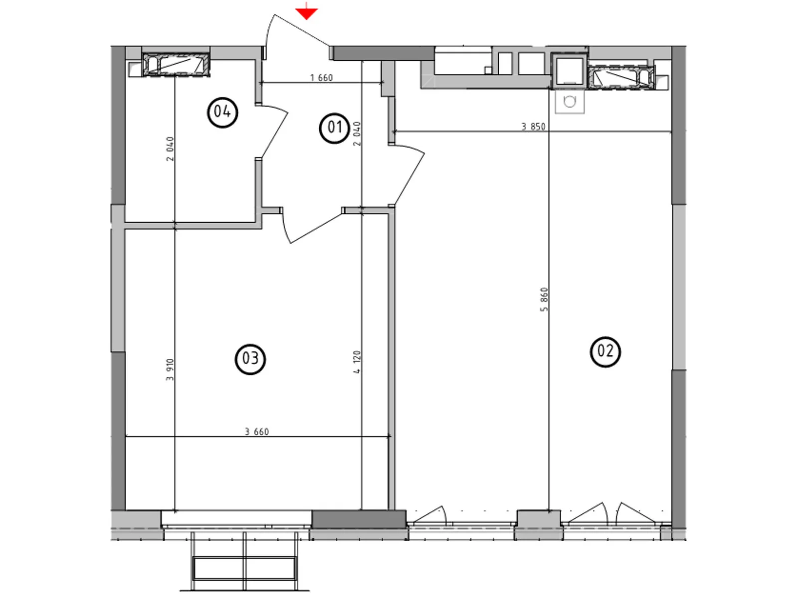 Продается 1-комнатная квартира 45 кв. м в Гатном, ул. Киевская(Карпа Валовня), 1 - фото 1