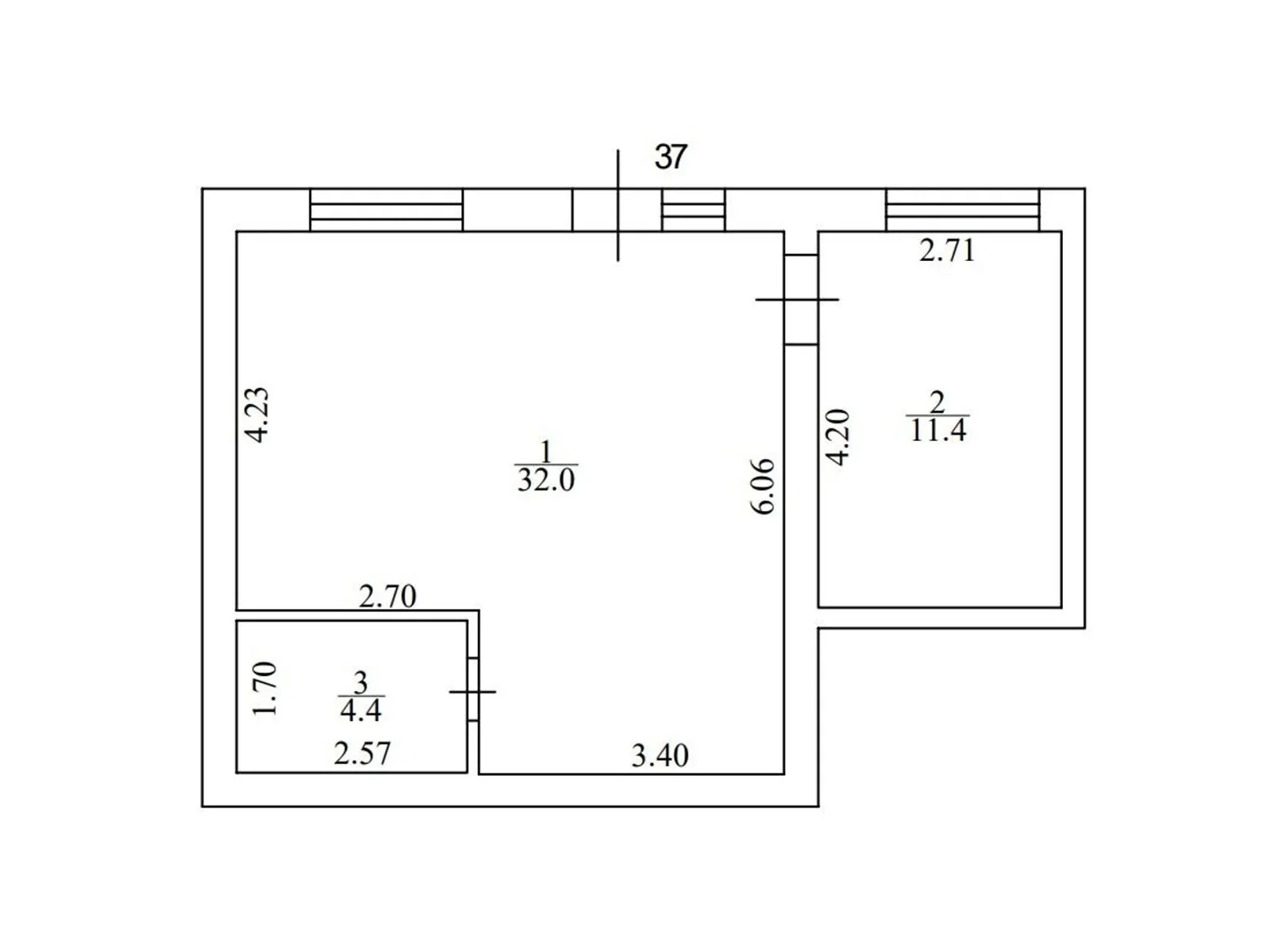 Продається 1-кімнатна квартира 35.3 кв. м у Ірпені, вул. Соборна(ІІІ Інтернаціоналу), 31-35 - фото 1