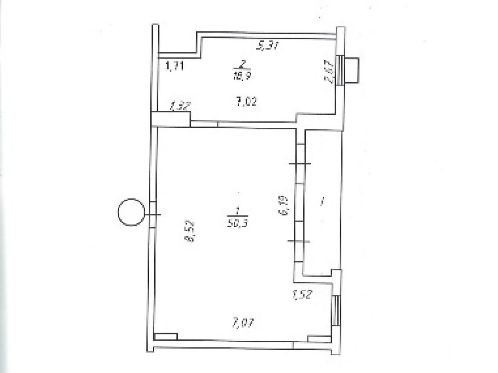 Сдается в аренду офис 70 кв. м в бизнес-центре, цена: 480 $ - фото 1
