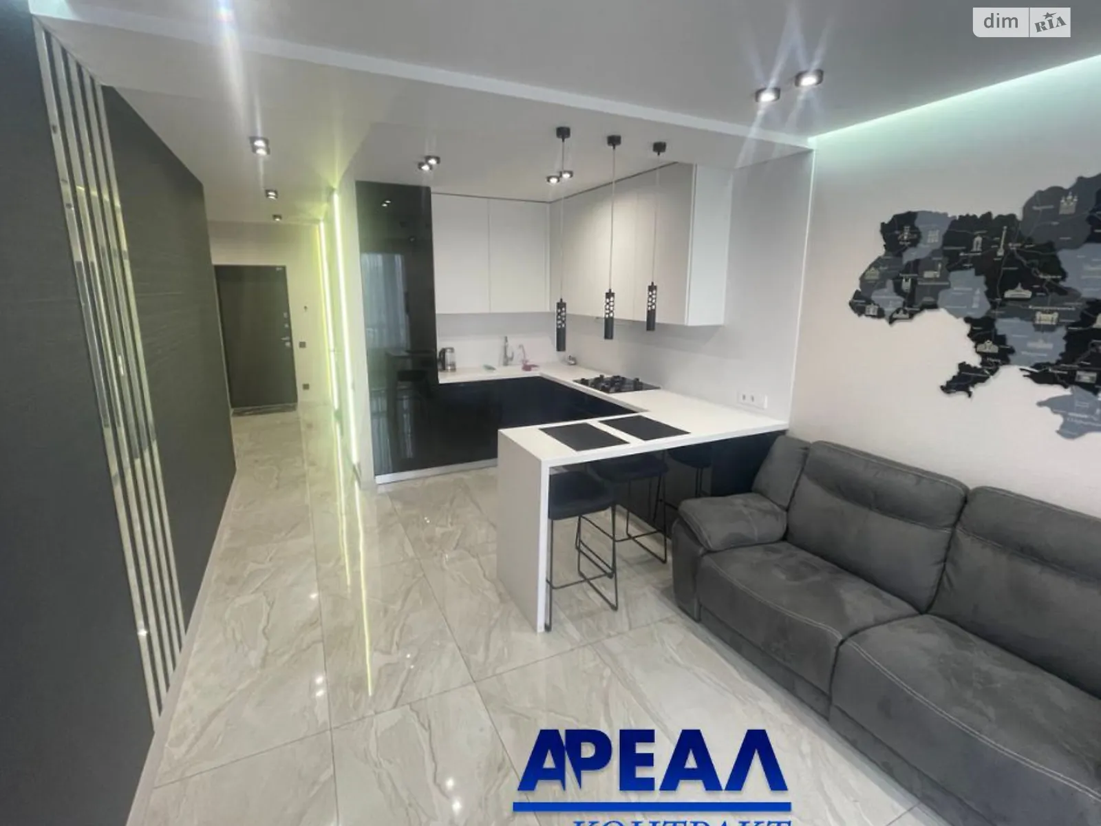 1-комнатная квартира 58 кв. м в, цена: 22000 грн - фото 1