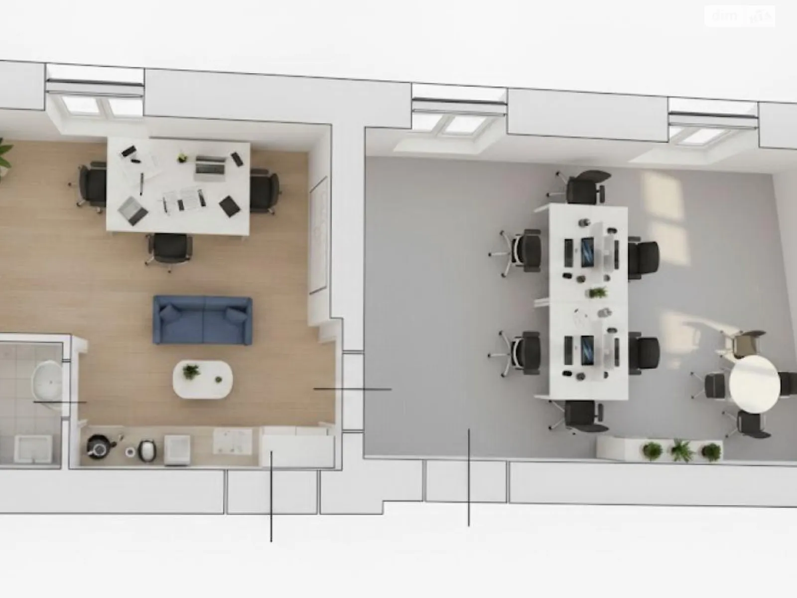 Сдается в аренду офис 42 кв. м в бизнес-центре, цена: 500 $ - фото 1