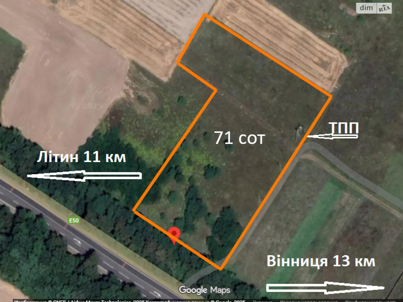 Продается земельный участок 70.99 соток в Винницкой области, цена: 26000 $ - фото 1