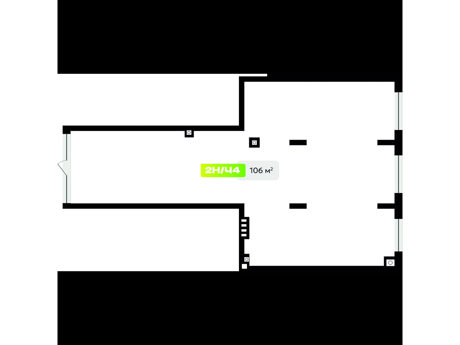 Продается офис 106 кв. м в бизнес-центре, цена: 254400 $ - фото 1