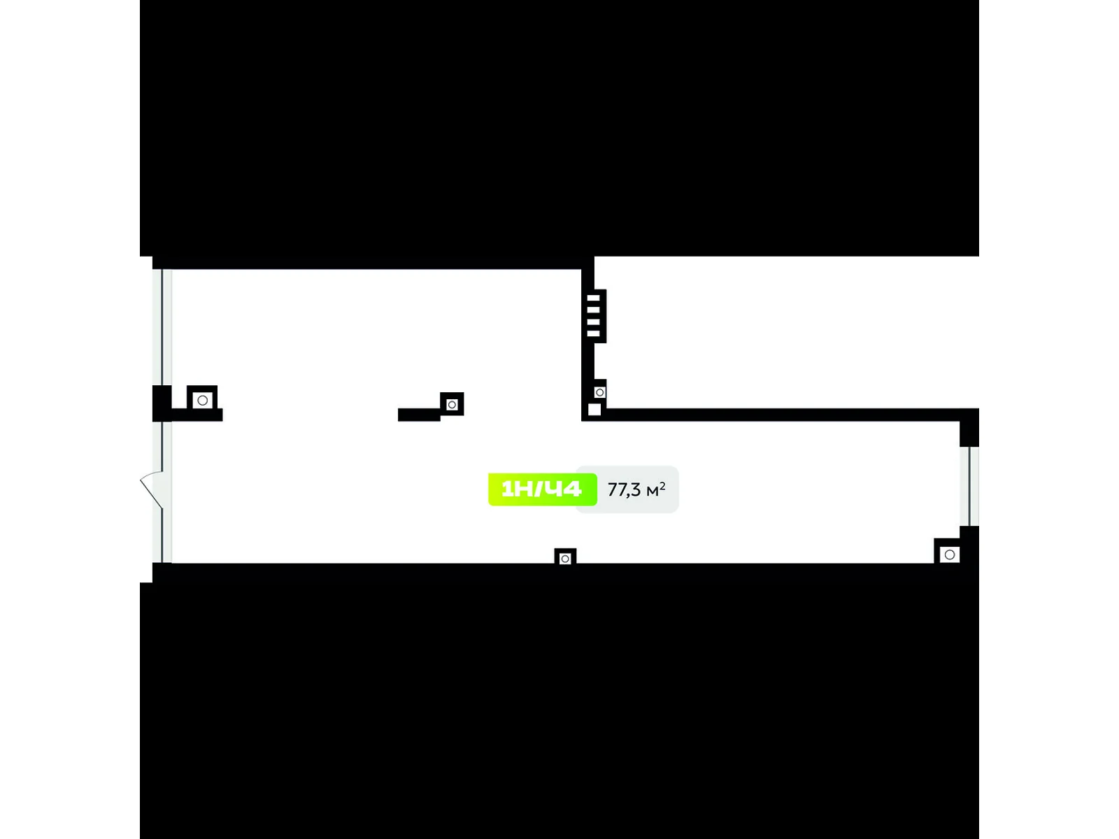 Продается офис 77.3 кв. м в бизнес-центре, цена: 185520 $ - фото 1