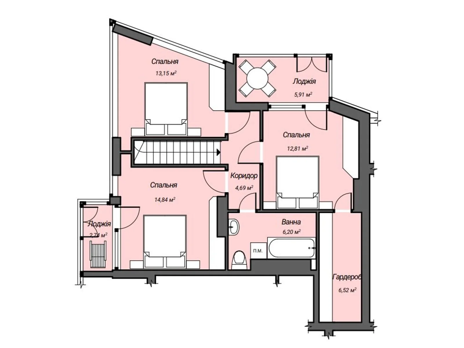 Продається 4-кімнатна квартира 140.75 кв. м у, цена: 168900 $ - фото 1