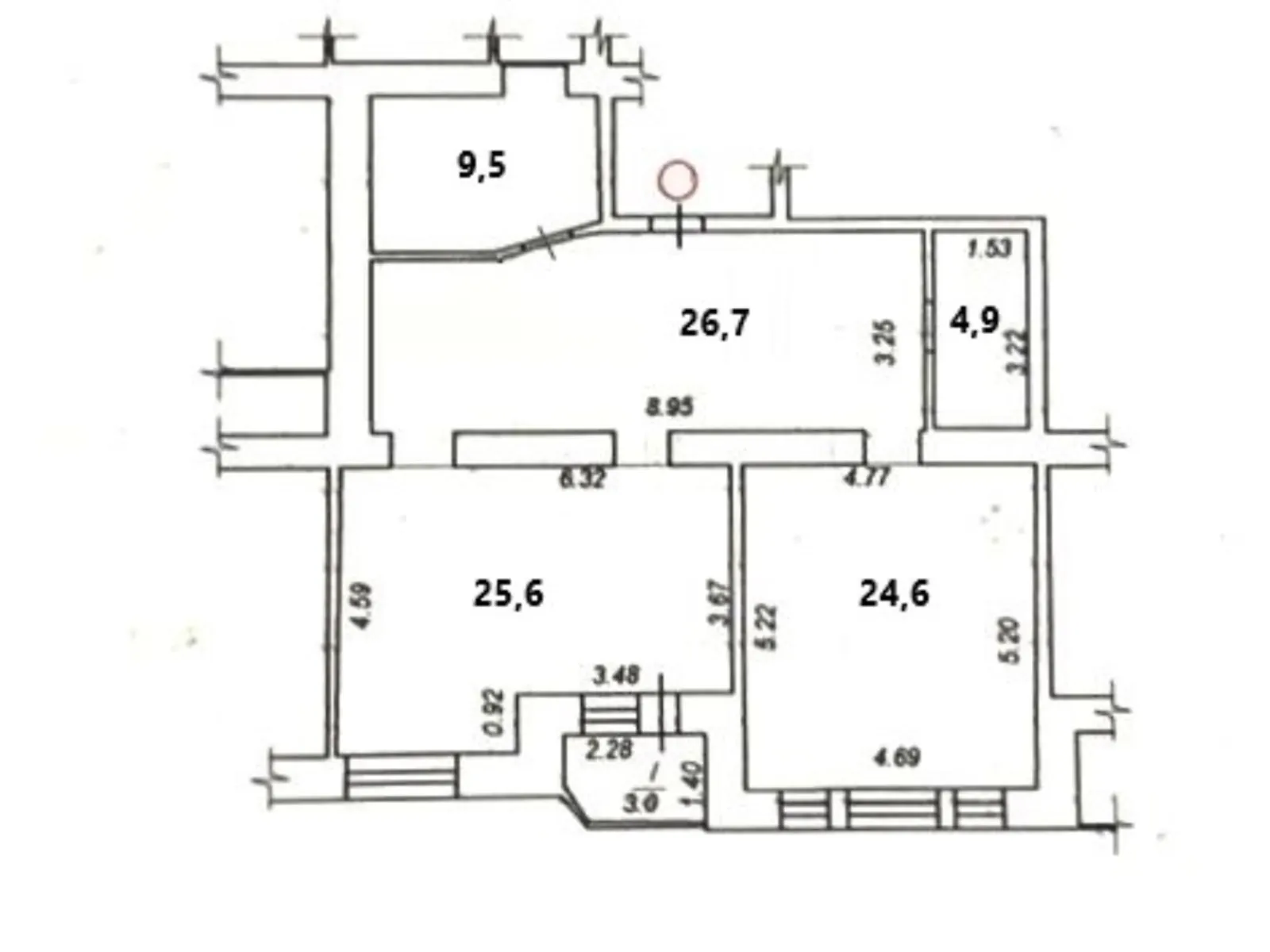 Сдается в аренду офис 96.4 кв. м в бизнес-центре, цена: 30000 грн - фото 1