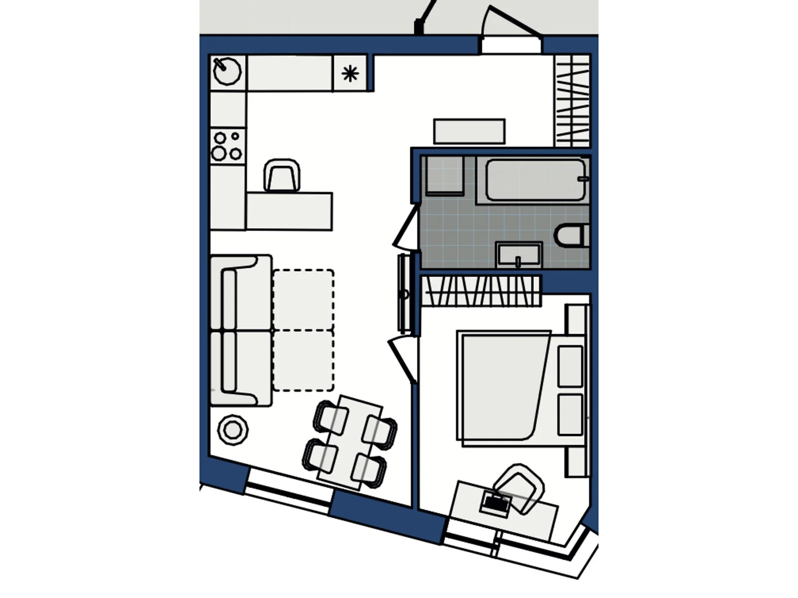 Продается 2-комнатная квартира 43 кв. м в Хмельницком, ул. Озерная, 20 - фото 1