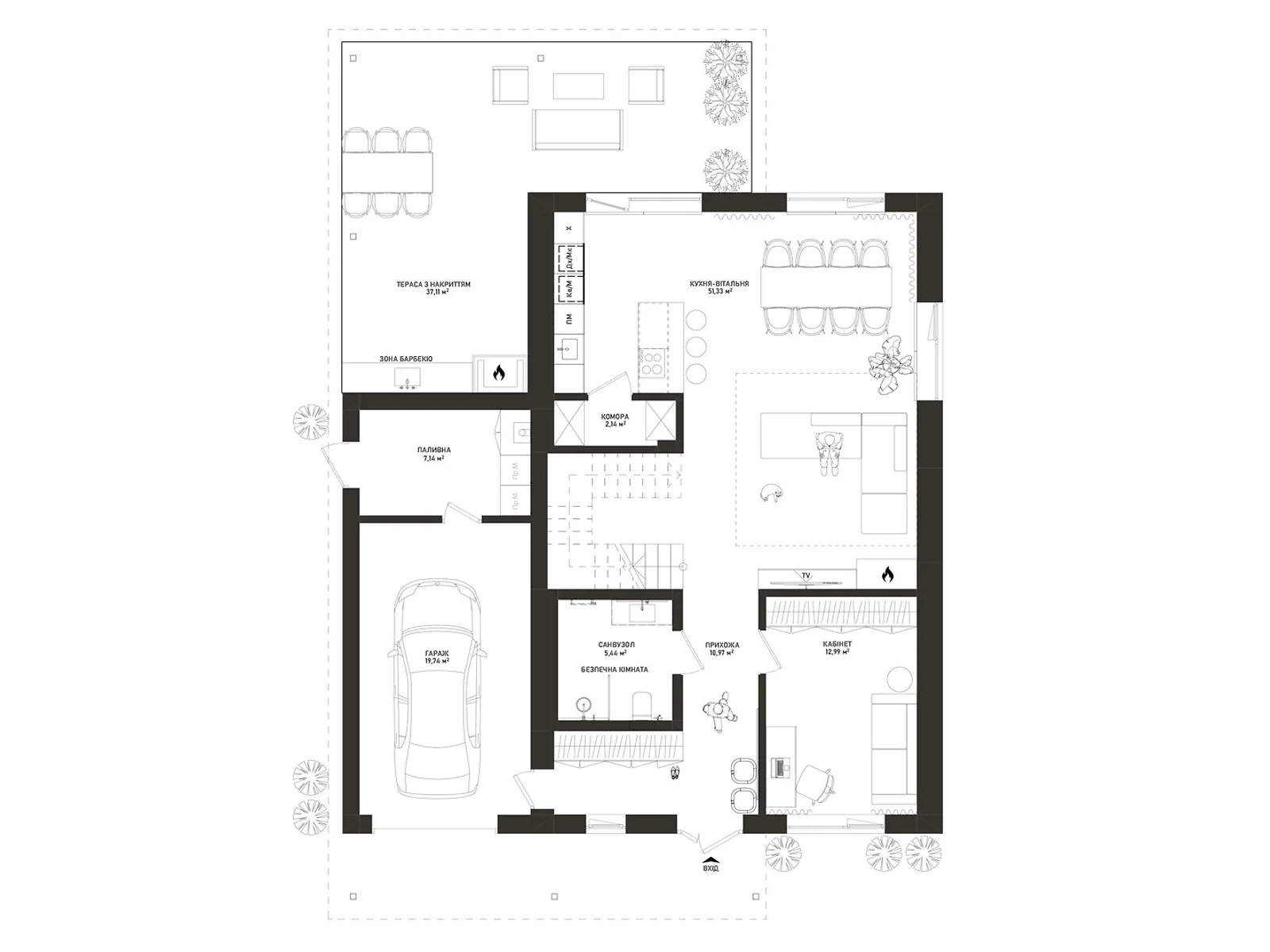 Продается дом на 2 этажа 184.88 кв. м с камином, цена: 249588 $ - фото 1