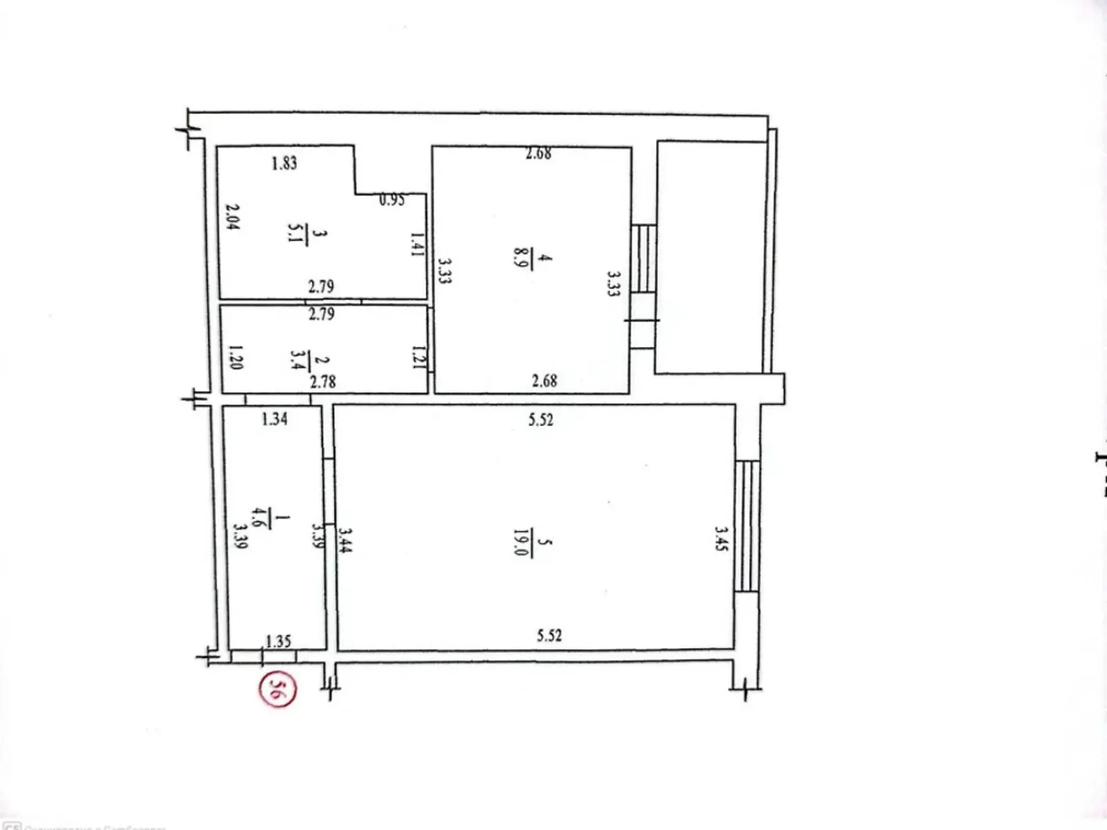 Продается 1-комнатная квартира 43.4 кв. м в Рассошенцах, ул. Параджановая, 1 - фото 1