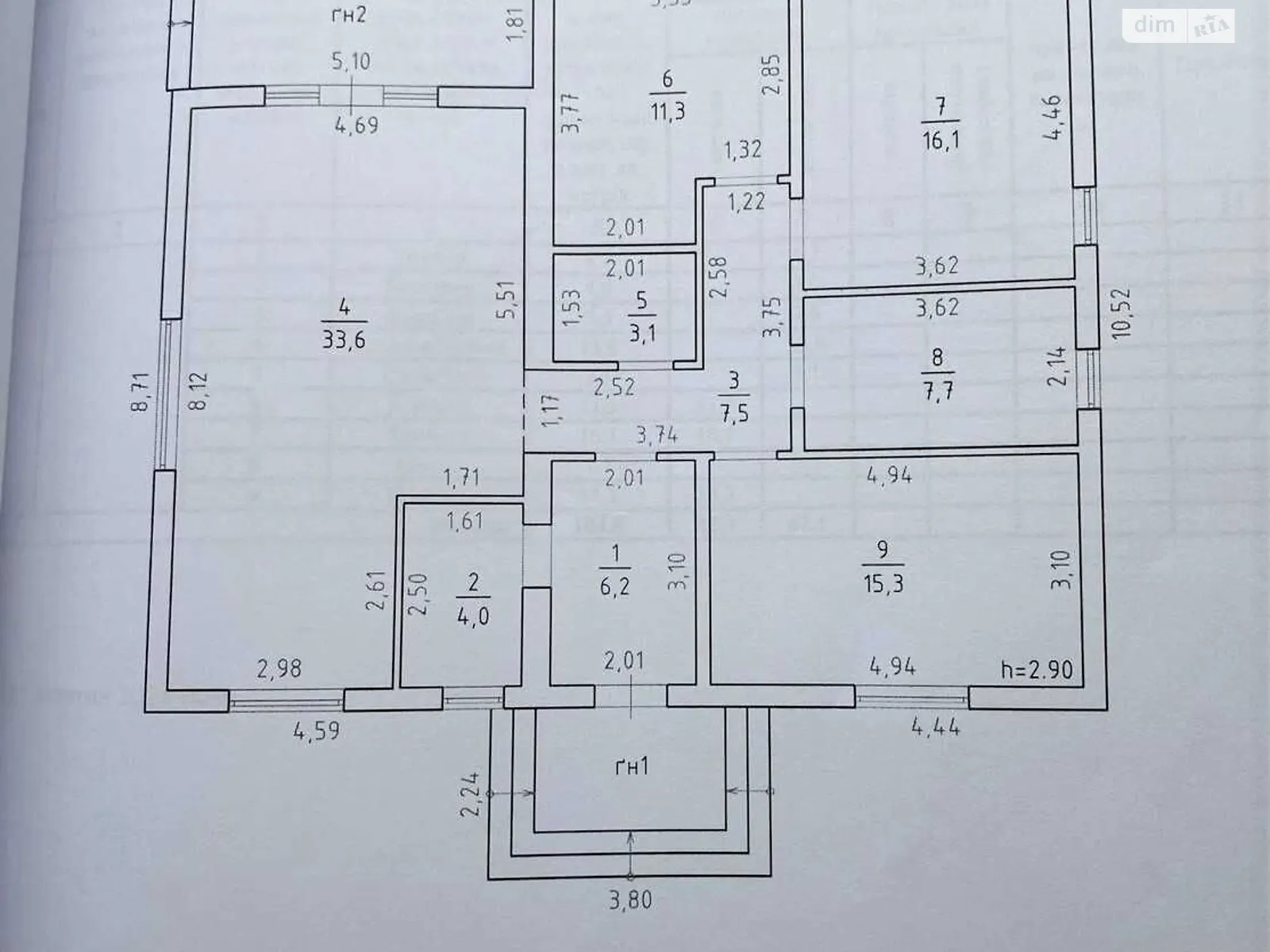 Продается одноэтажный дом 106 кв. м с балконом, цена: 68100 $ - фото 1