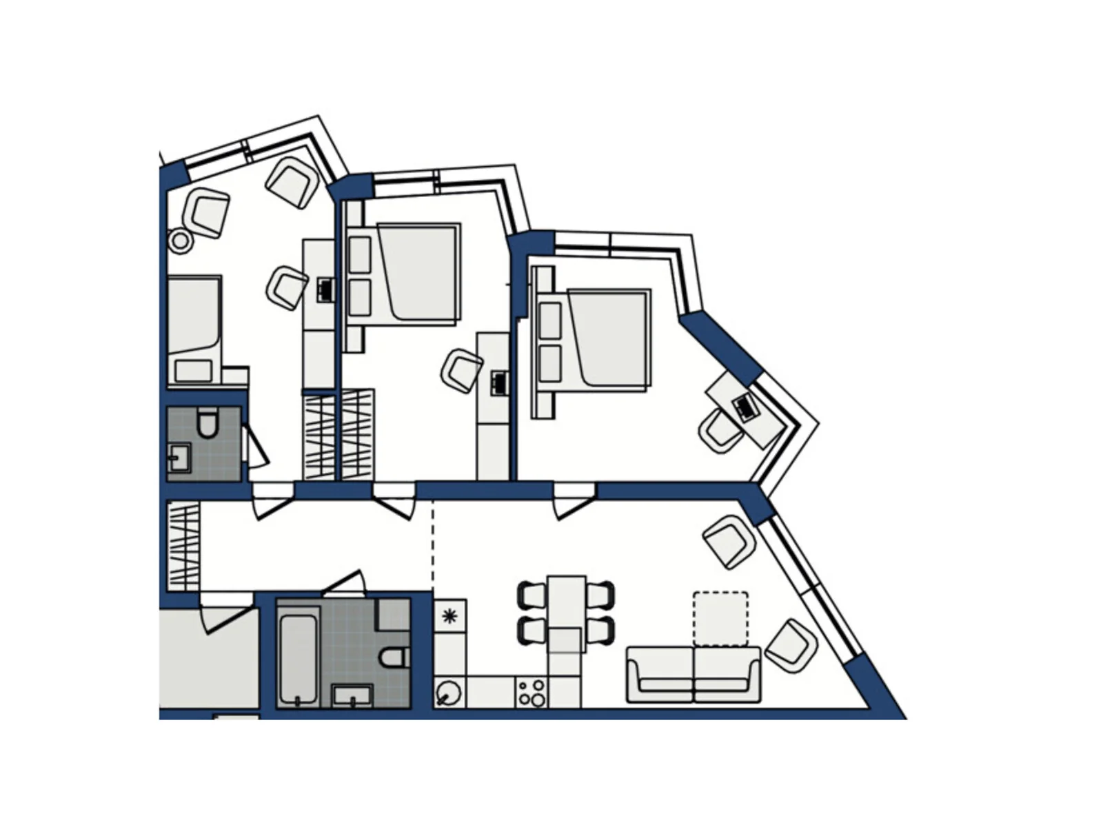 Продается 3-комнатная квартира 87.05 кв. м в Хмельницком, ул. Озерная, 20 - фото 1