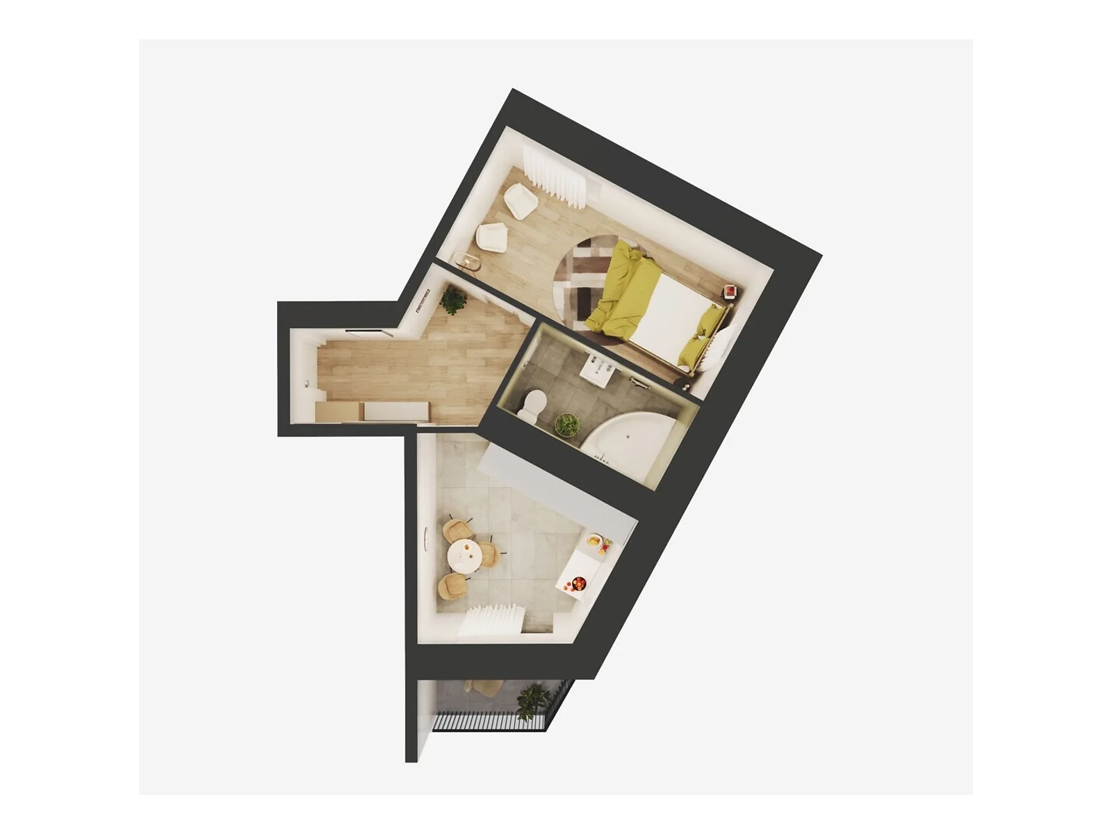 Продается 1-комнатная квартира 44.68 кв. м в Липинах, ул. Марии Заньковецкой, 11 - фото 1