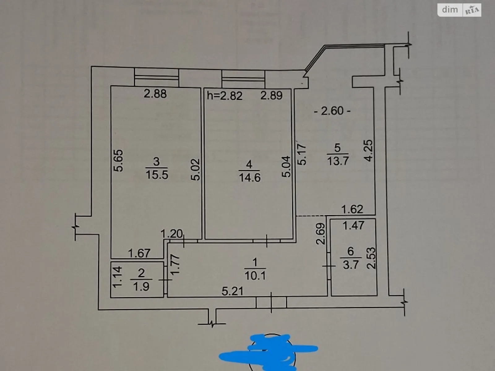 Продается 2-комнатная квартира 59.5 кв. м в Буче, ул. Мечты(Независимости), 45 - фото 1