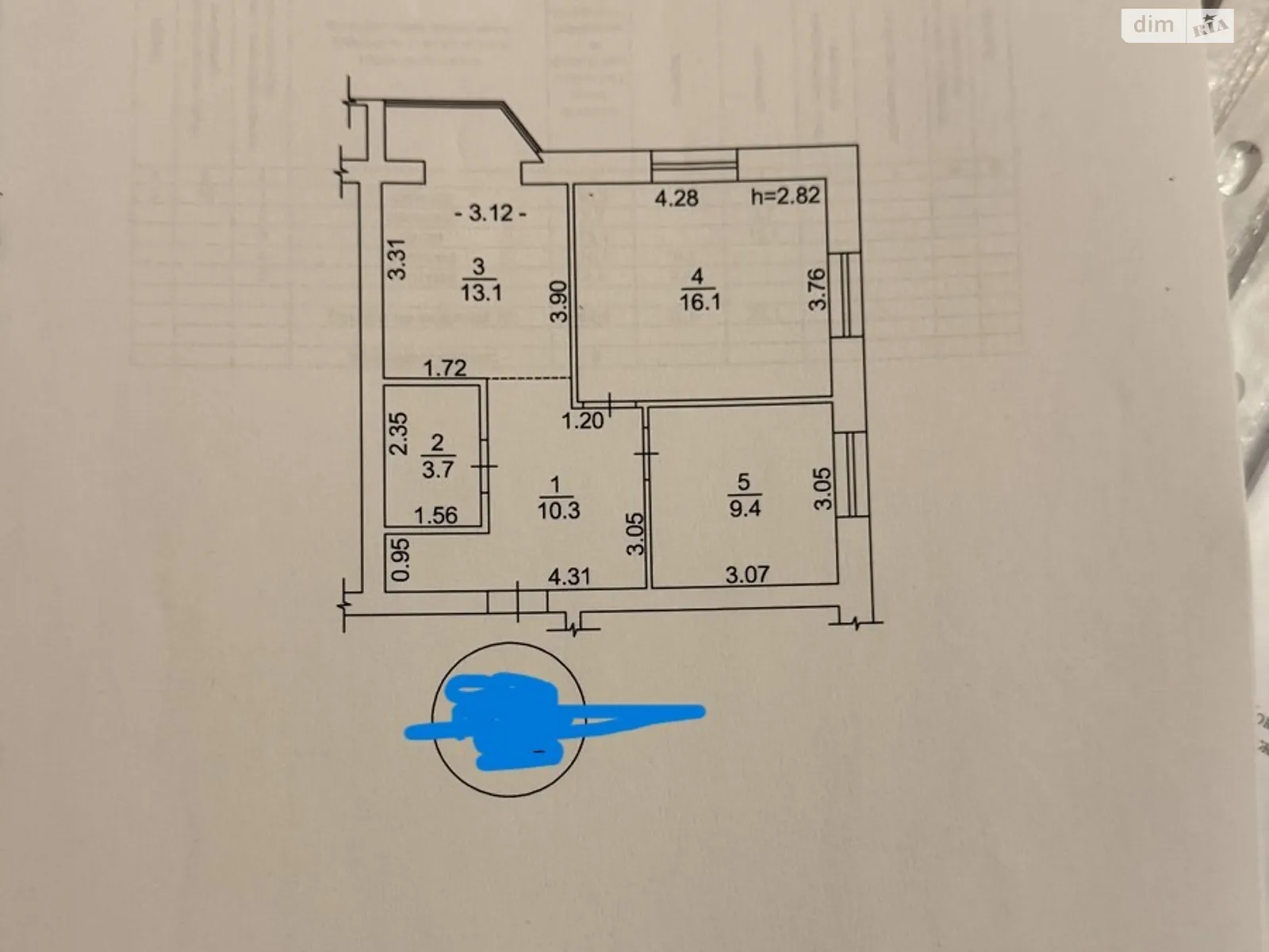 Продается 2-комнатная квартира 52.6 кв. м в Буче, ул. Мечты(Независимости), 45 - фото 1