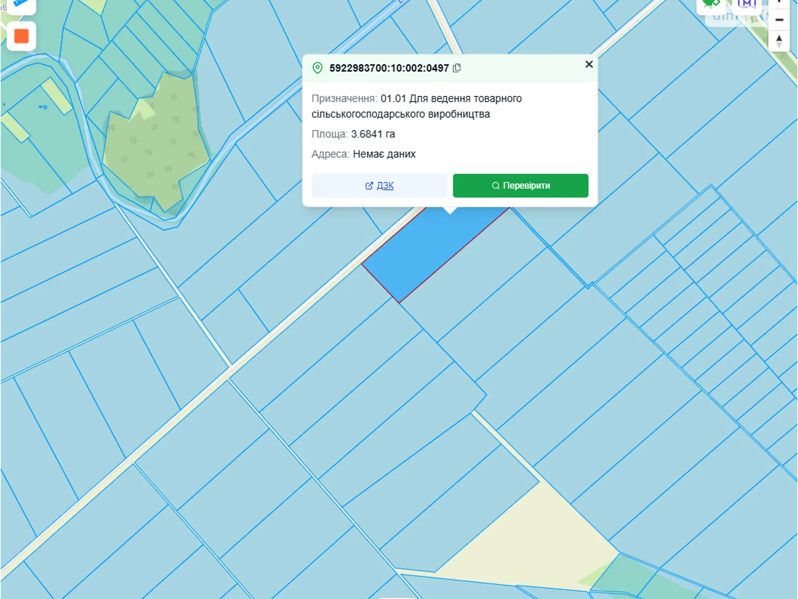 Продается земельный участок 3.6841 соток в  области, цена: 146000 грн - фото 1