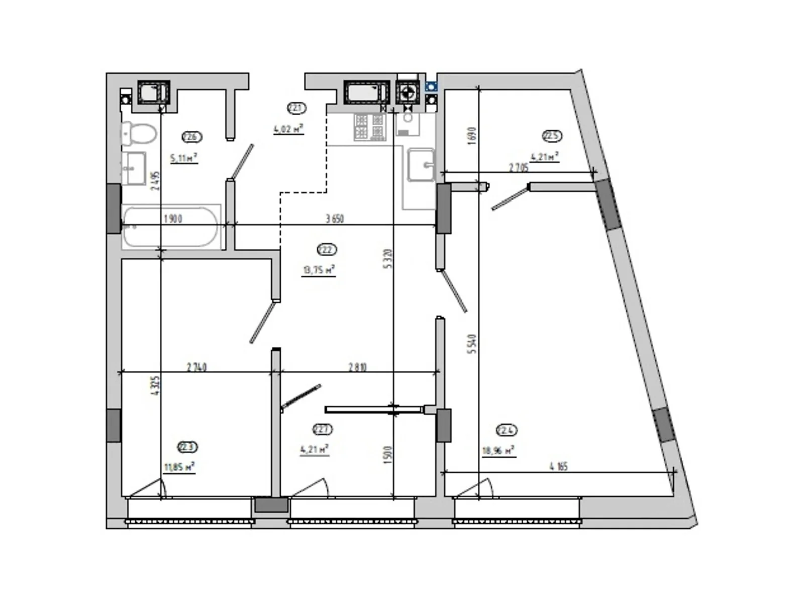 ул. Величковского, 7Б Рясное 2 Львов ЖК Величковского 7-Б - фото 1