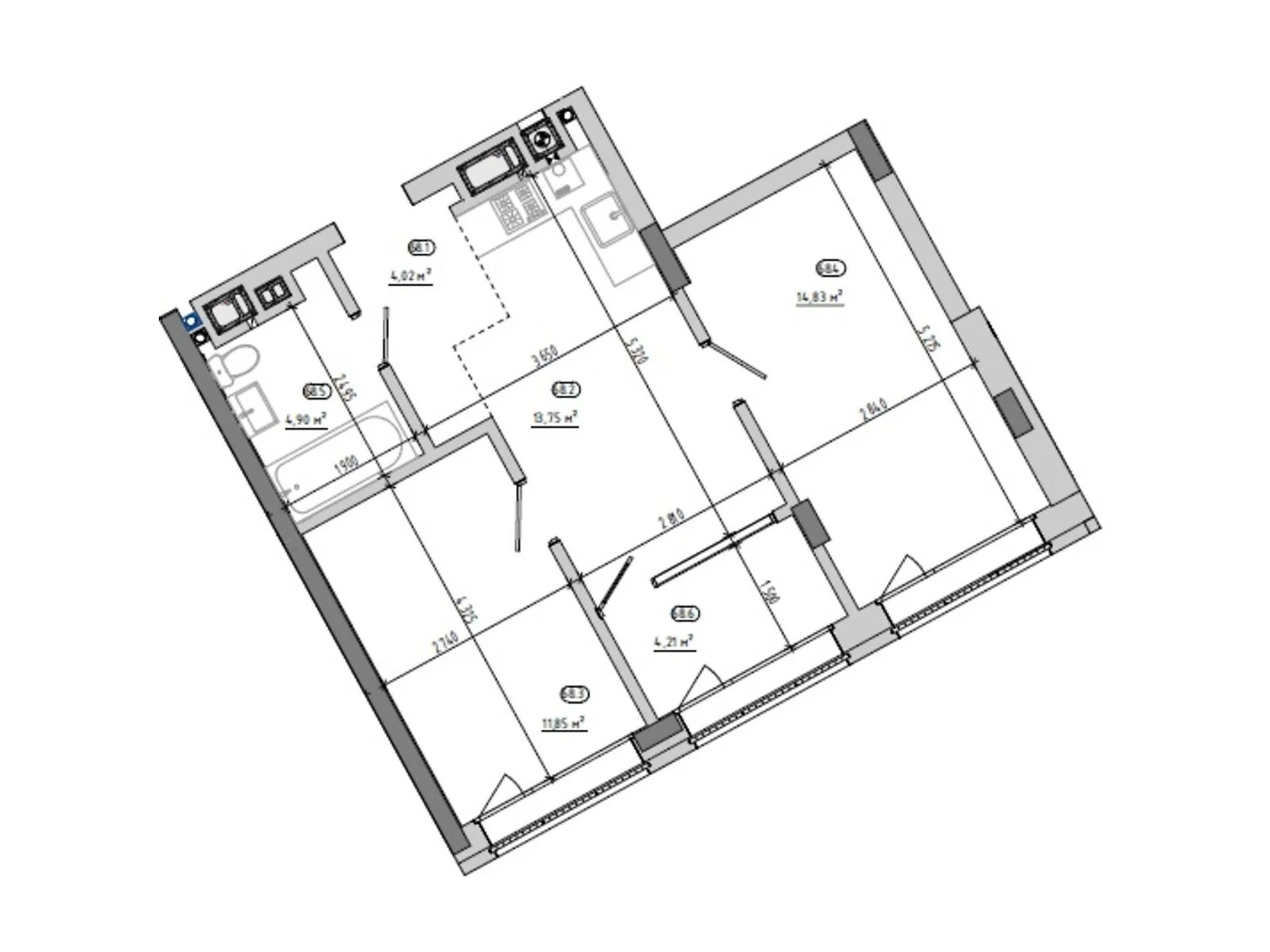 ул. Величковского, 7Б Рясное 2 Львов ЖК Величковского 7-Б - фото 1