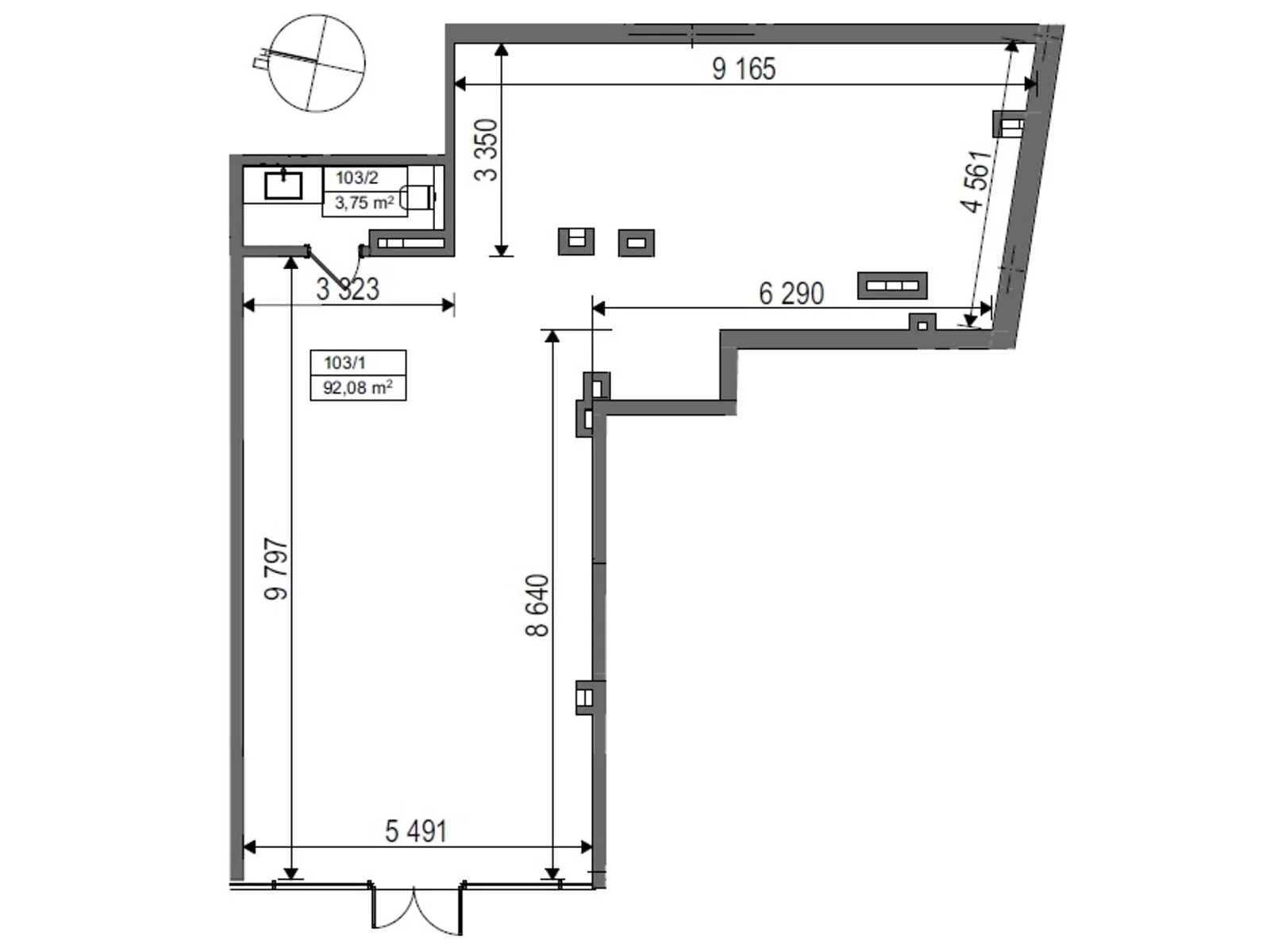 Продается 1-комнатная квартира 96.06 кв. м в Львове, ул. Зеленая, 387 - фото 1