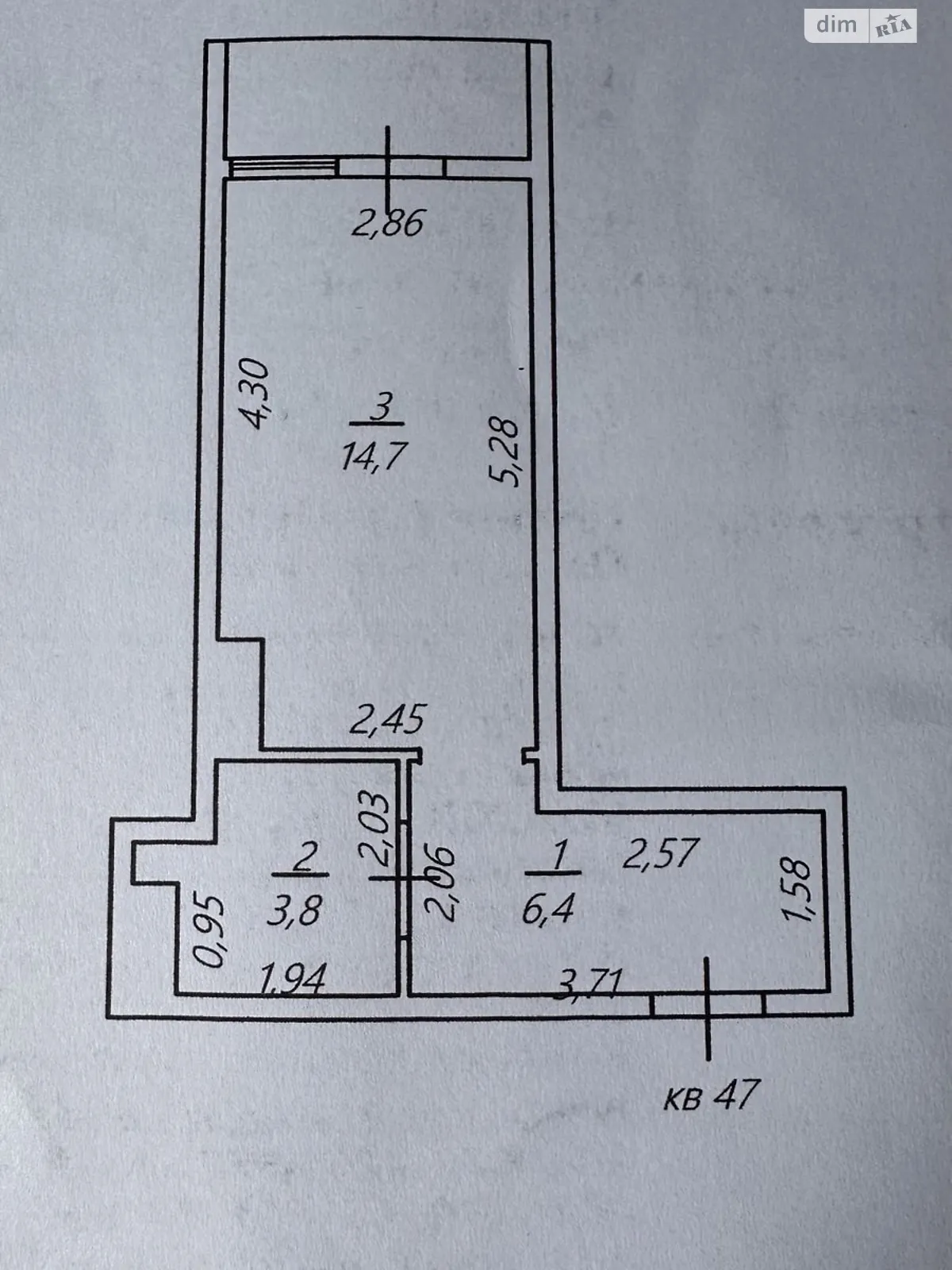 Продается 1-комнатная квартира 26.6 кв. м в Одессе, ул. Педагогическая, 23Б - фото 1