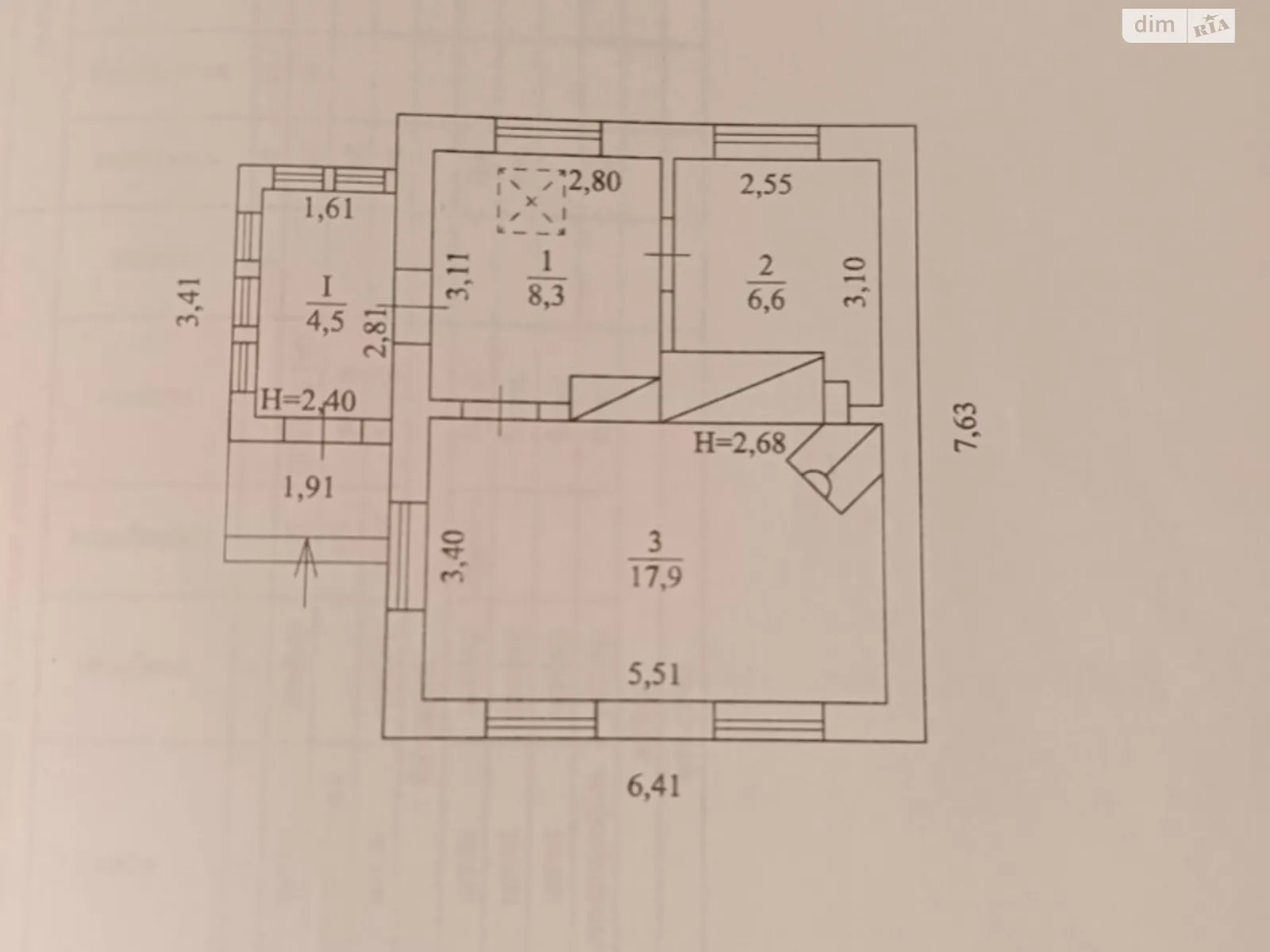 Продається одноповерховий будинок 37.3 кв. м з садом, цена: 22500 $ - фото 1