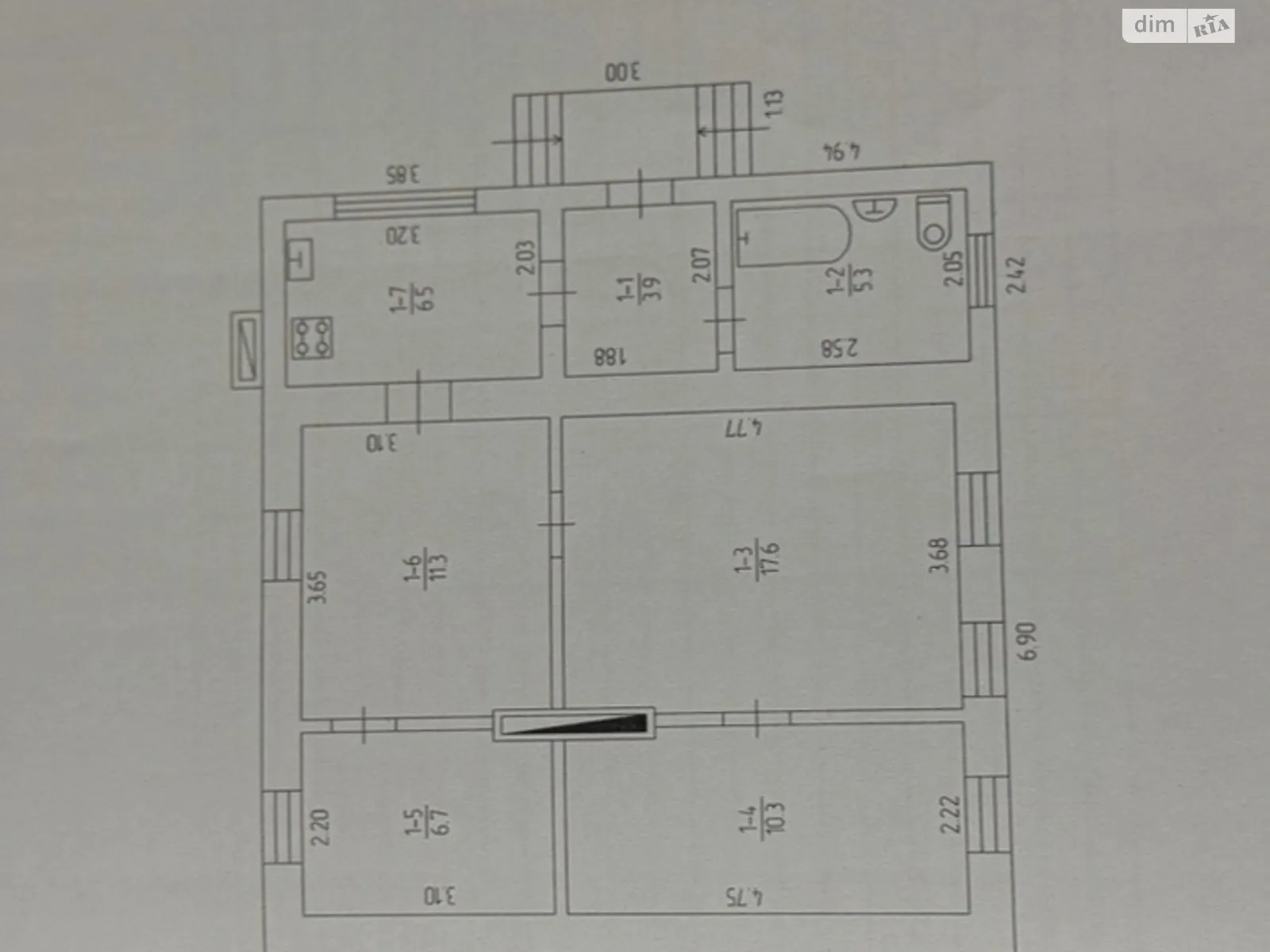 Продается одноэтажный дом 61 кв. м с гаражом, цена: 19800 $ - фото 1