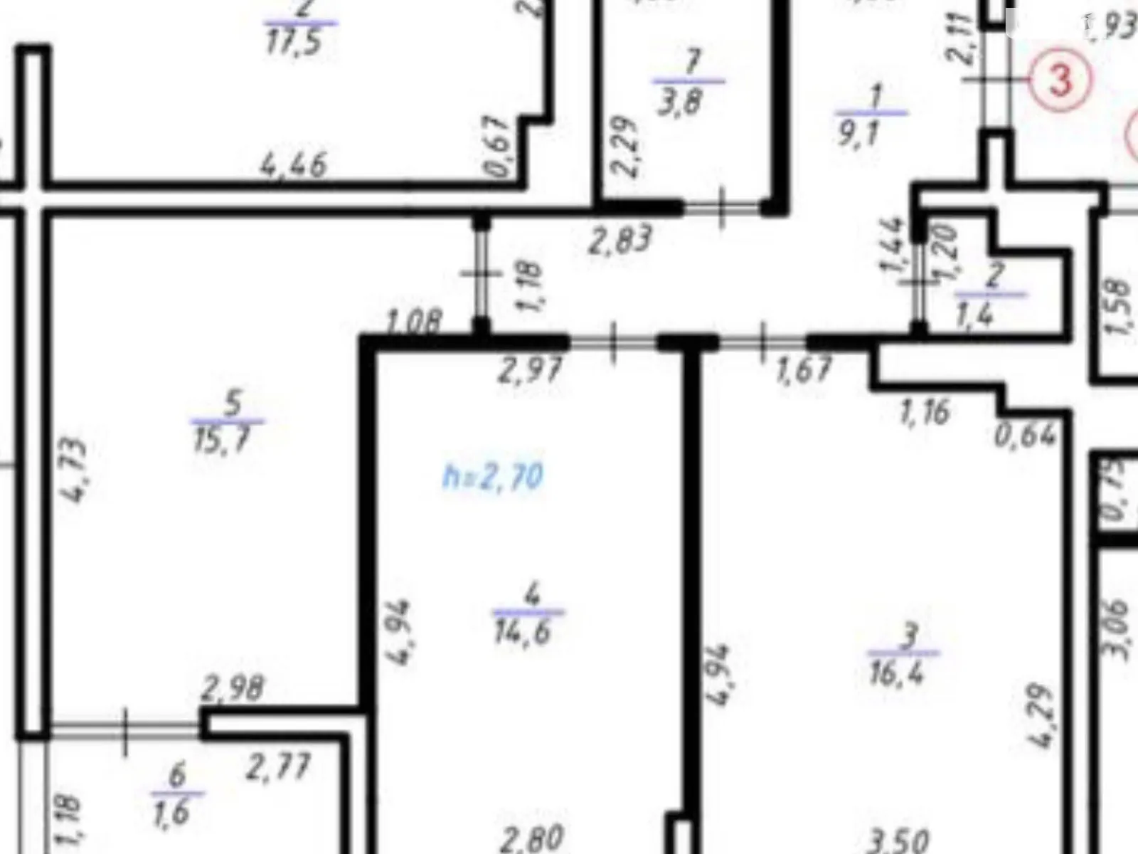 Продается 2-комнатная квартира 63 кв. м в Львове, ул. Трускавецкая, 141 - фото 1