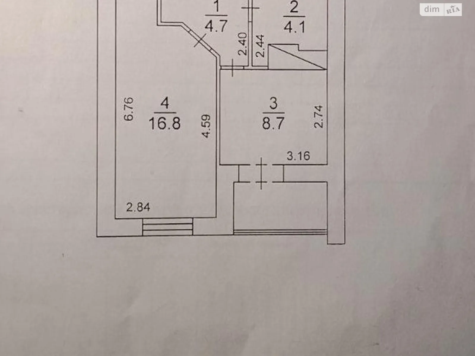 Продається 1-кімнатна квартира 38.1 кв. м у Тарасівці, вул. Шкільна, 4 - фото 1