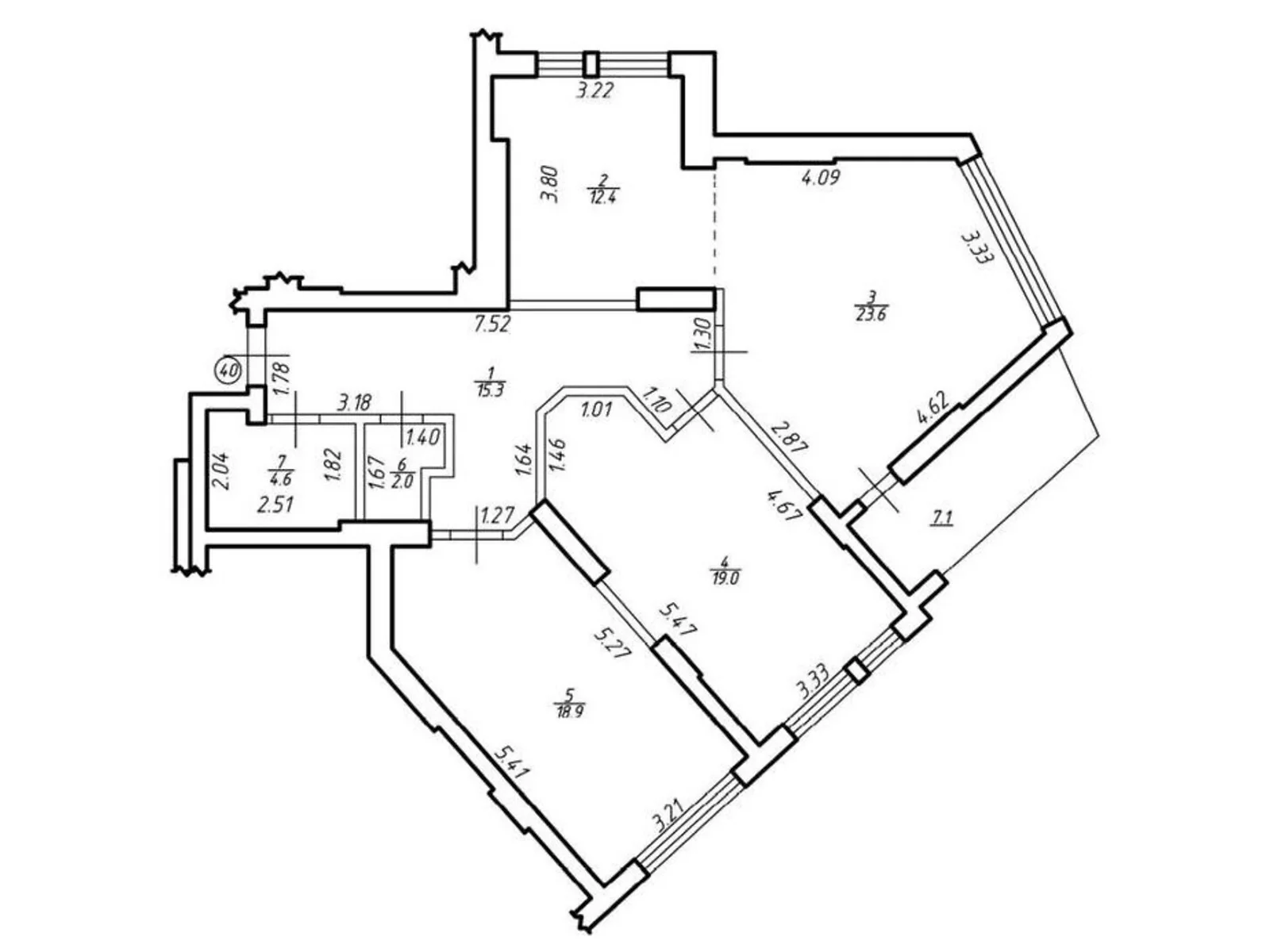 Продается 3-комнатная квартира 97.9 кв. м в Львове, ул. Под Голоском - фото 1
