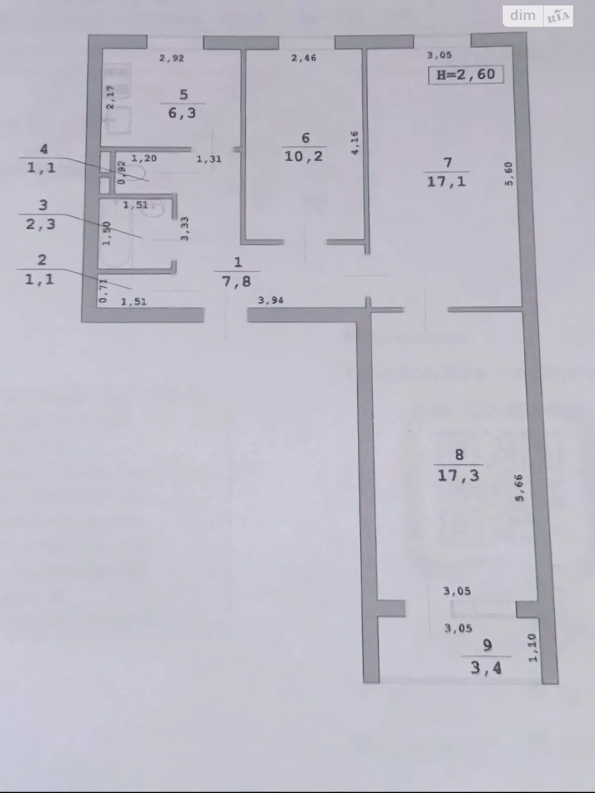 Продается 3-комнатная квартира 67 кв. м в Киеве, цена: 49000 $ - фото 1