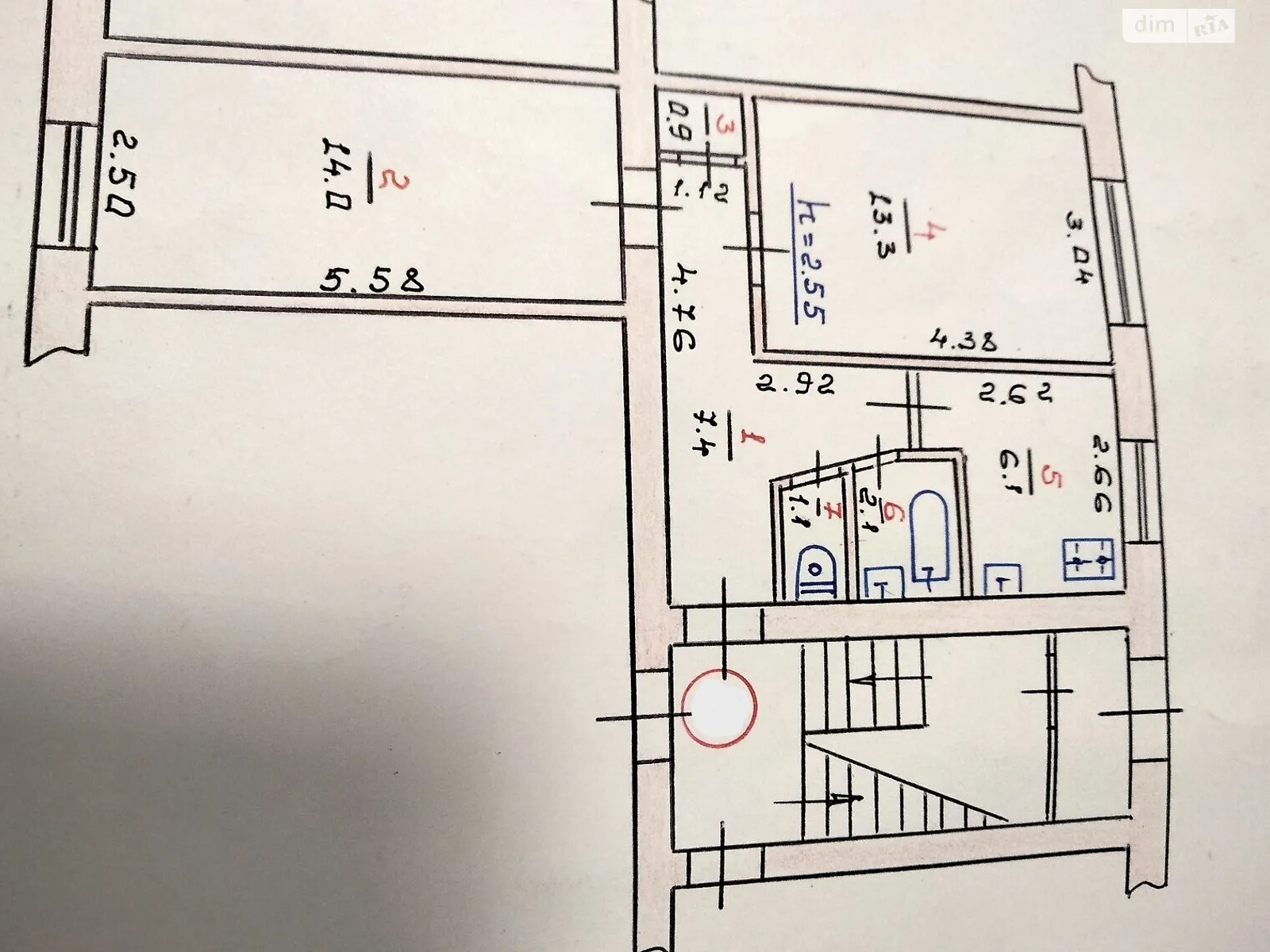 Продается 2-комнатная квартира 46 кв. м в Хмельницком, ул. Романа Шухевича(Курчатова), 13 - фото 1