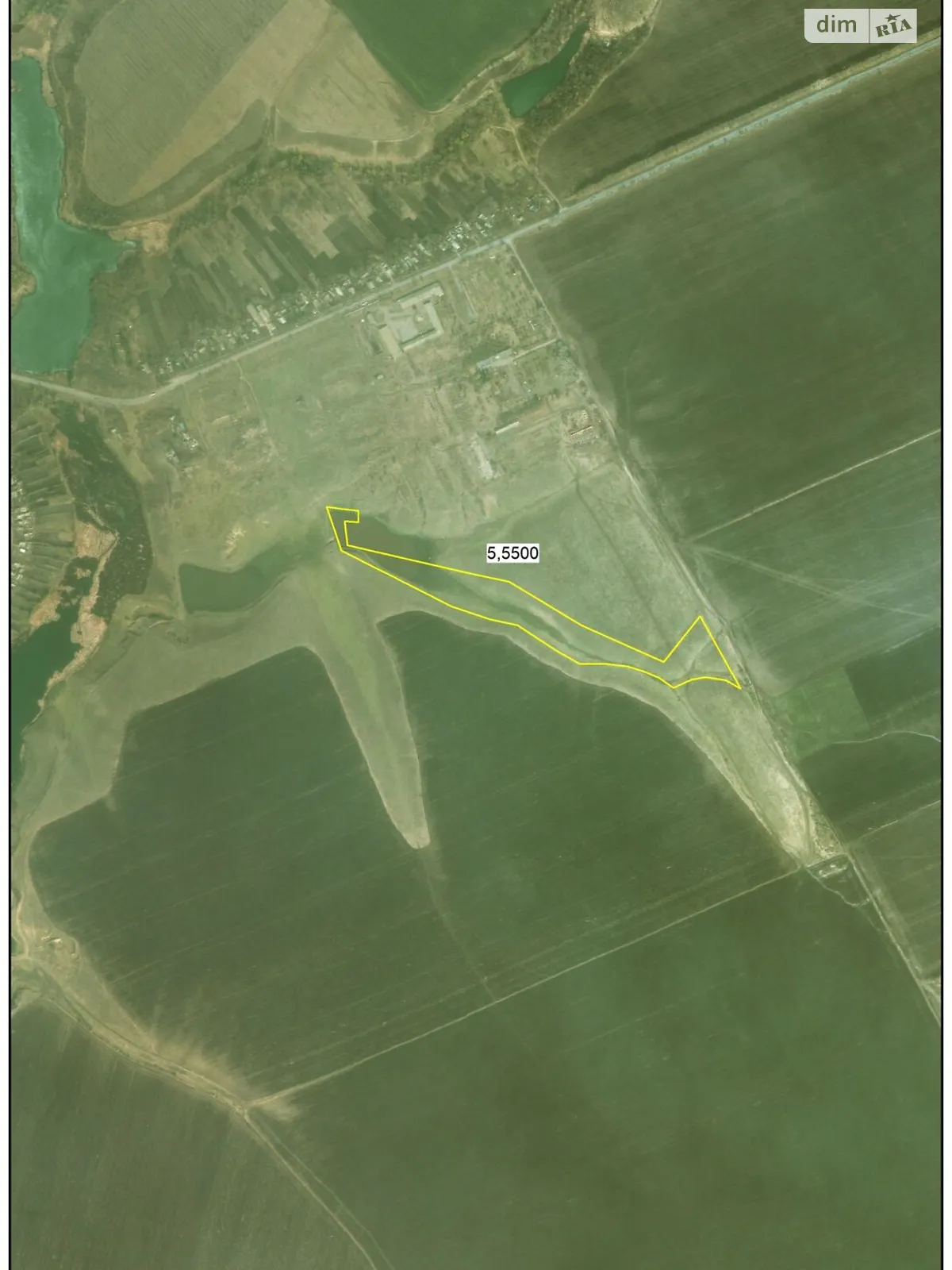 Сдается в аренду земельный участок 5.55 соток в Черкасской области, цена: 20913 грн - фото 1