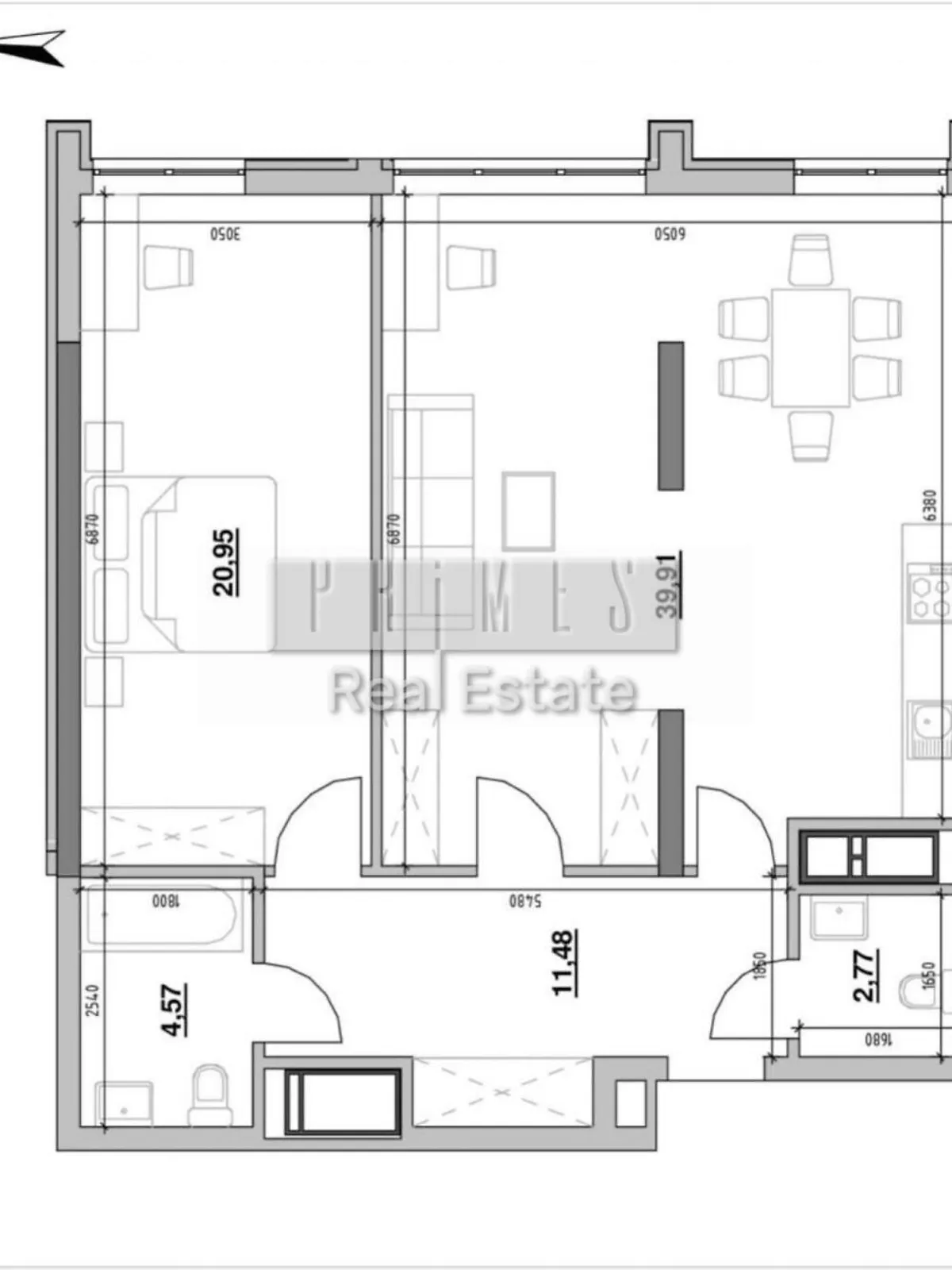 Продается 2-комнатная квартира 80 кв. м в Киеве, ул. Андрея Верхогляда(Драгомирова), 30 - фото 1