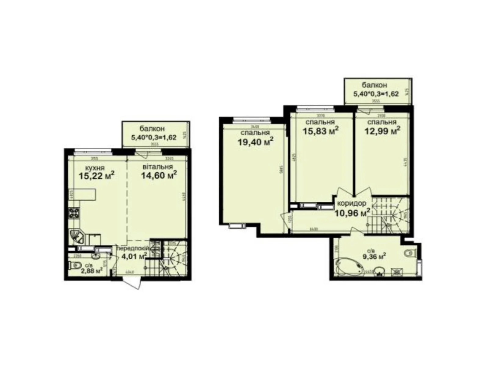 Продается 4-комнатная квартира 108.49 кв. м в Киеве, ул. Метрологическая, 42 - фото 1