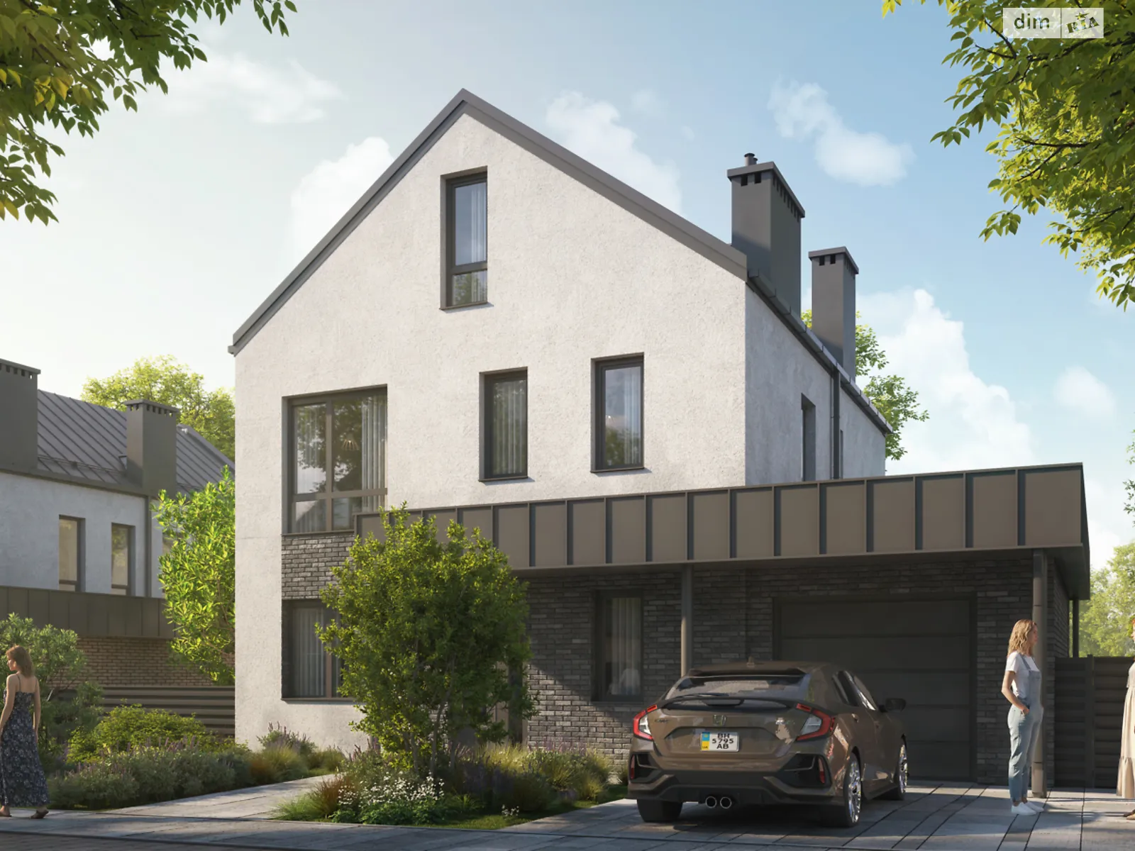 Продается дом на 2 этажа 168.33 кв. м с камином, цена: 227246 $ - фото 1