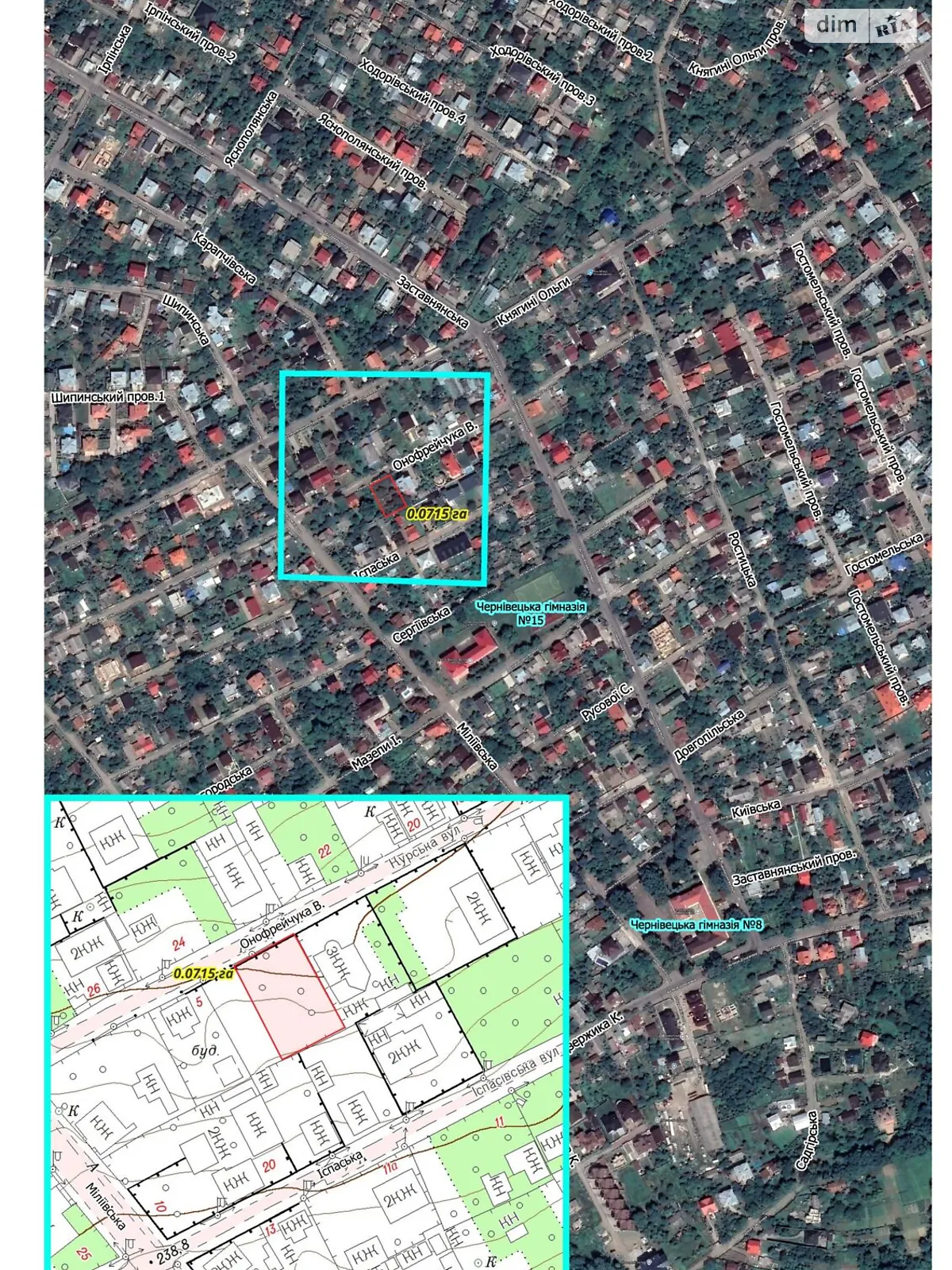 Продается земельный участок 0.0715 соток в Черновицкой области, цена: 916523 грн - фото 1