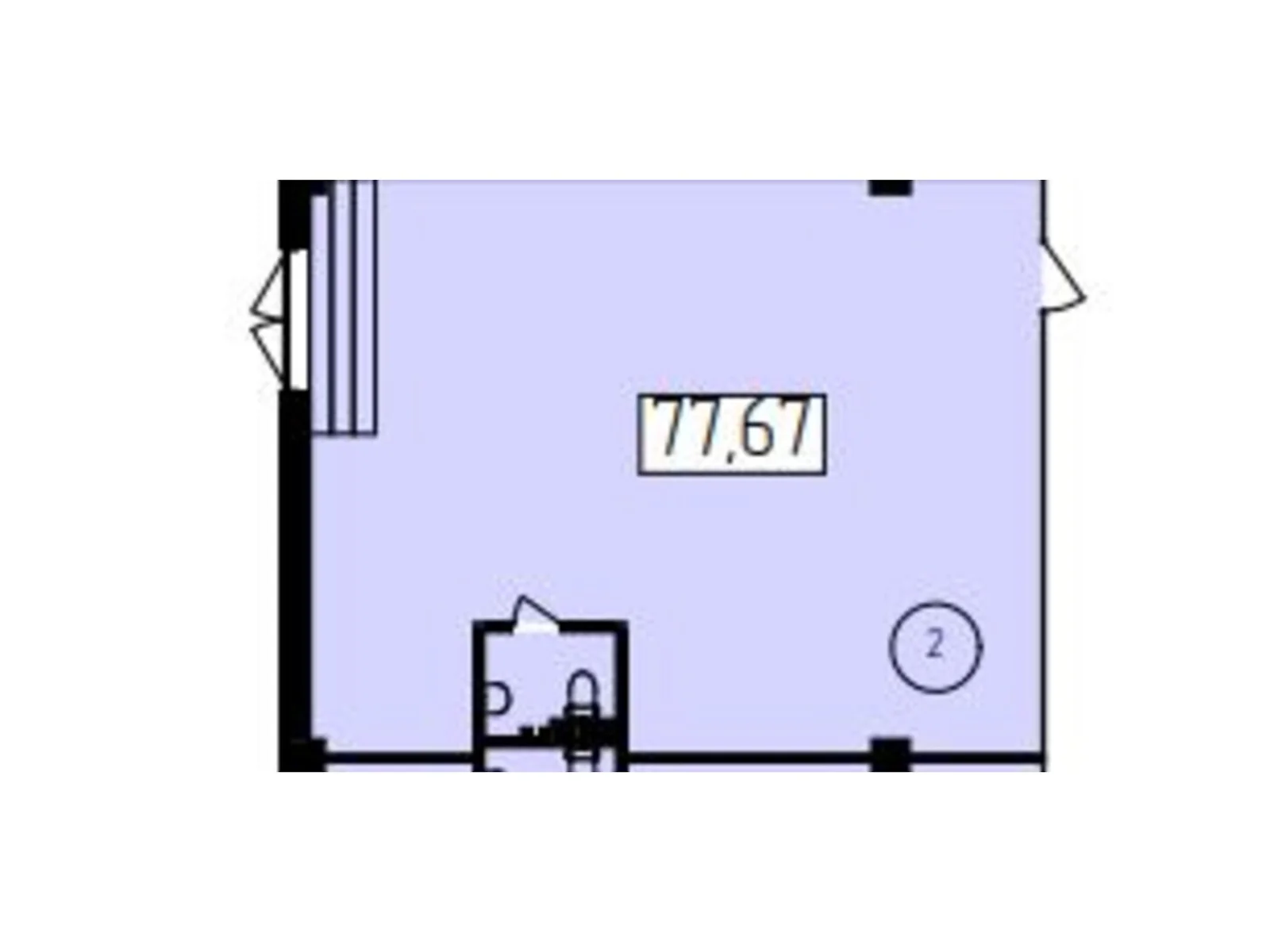 Продается офис 77.67 кв. м в бизнес-центре, цена: 58252 $ - фото 1