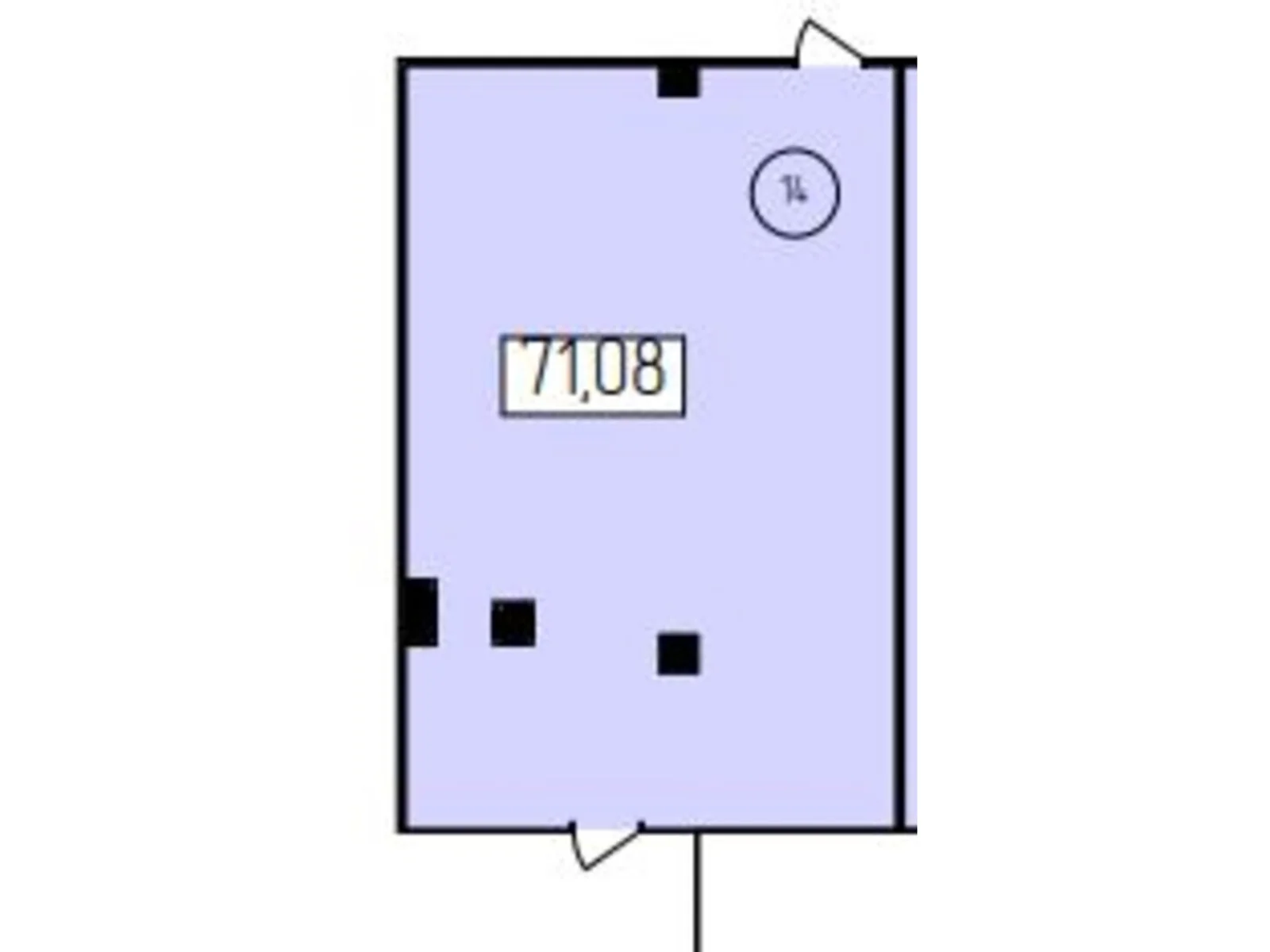 Продается офис 71.08 кв. м в бизнес-центре, цена: 46202 $ - фото 1