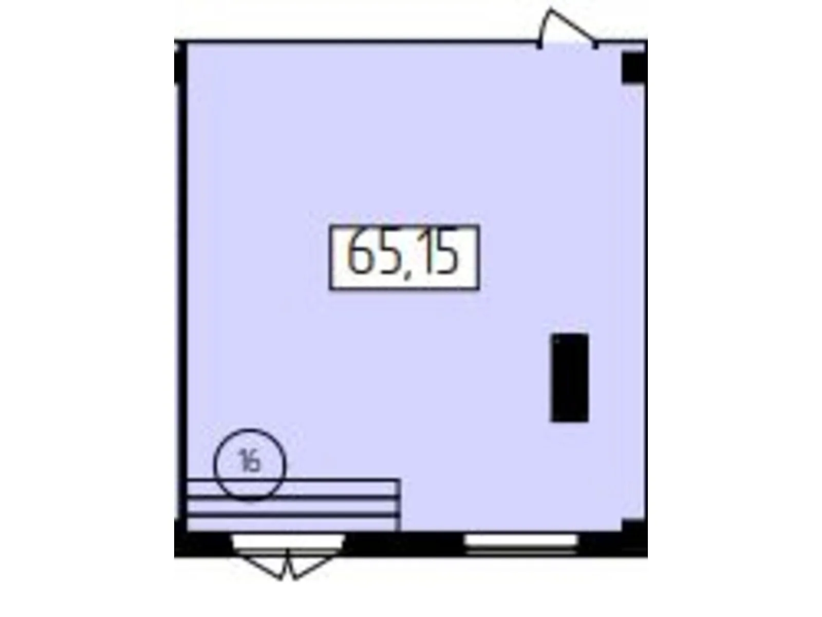 Продается офис 65.15 кв. м в бизнес-центре, цена: 48862 $ - фото 1