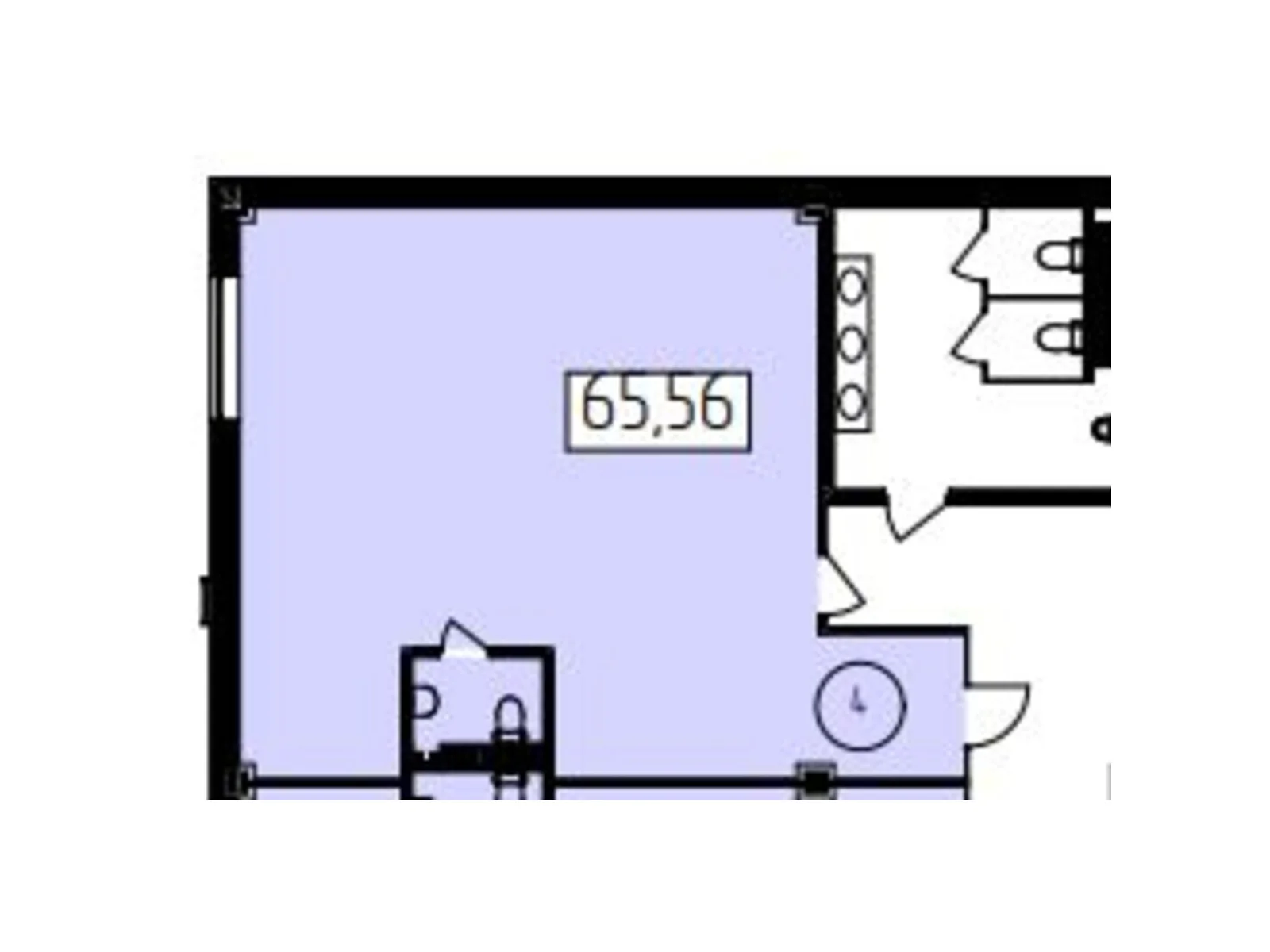 Продается офис 65.56 кв. м в бизнес-центре, цена: 42614 $ - фото 1