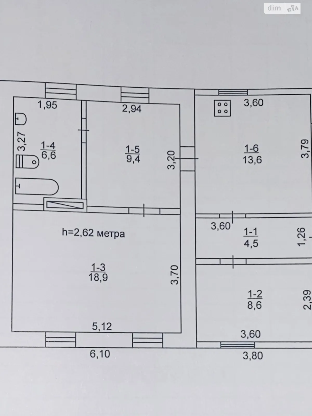 Продается одноэтажный дом 61.6 кв. м с мансардой, цена: 13500 $ - фото 1