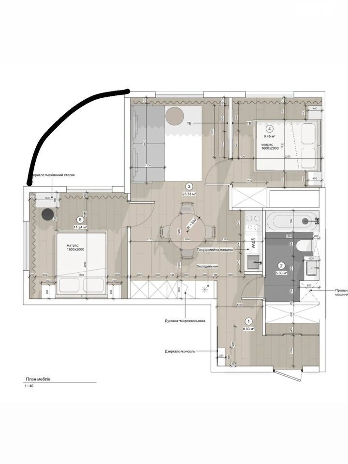 Продается 2-комнатная квартира 60.6 кв. м в Одессе, ул. Краснова, 61 - фото 1